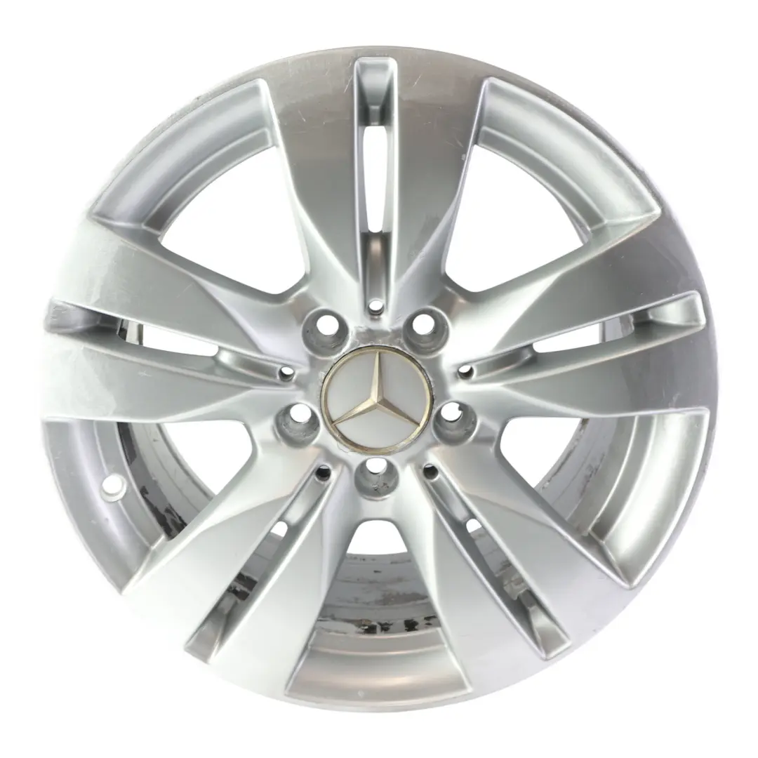 Mercedes W212 Silber Leichtmetallfelge 5-Doppelspeiche 16" ET:46 8J - SKU A2124010202-1 - Teilenummer A2124010202