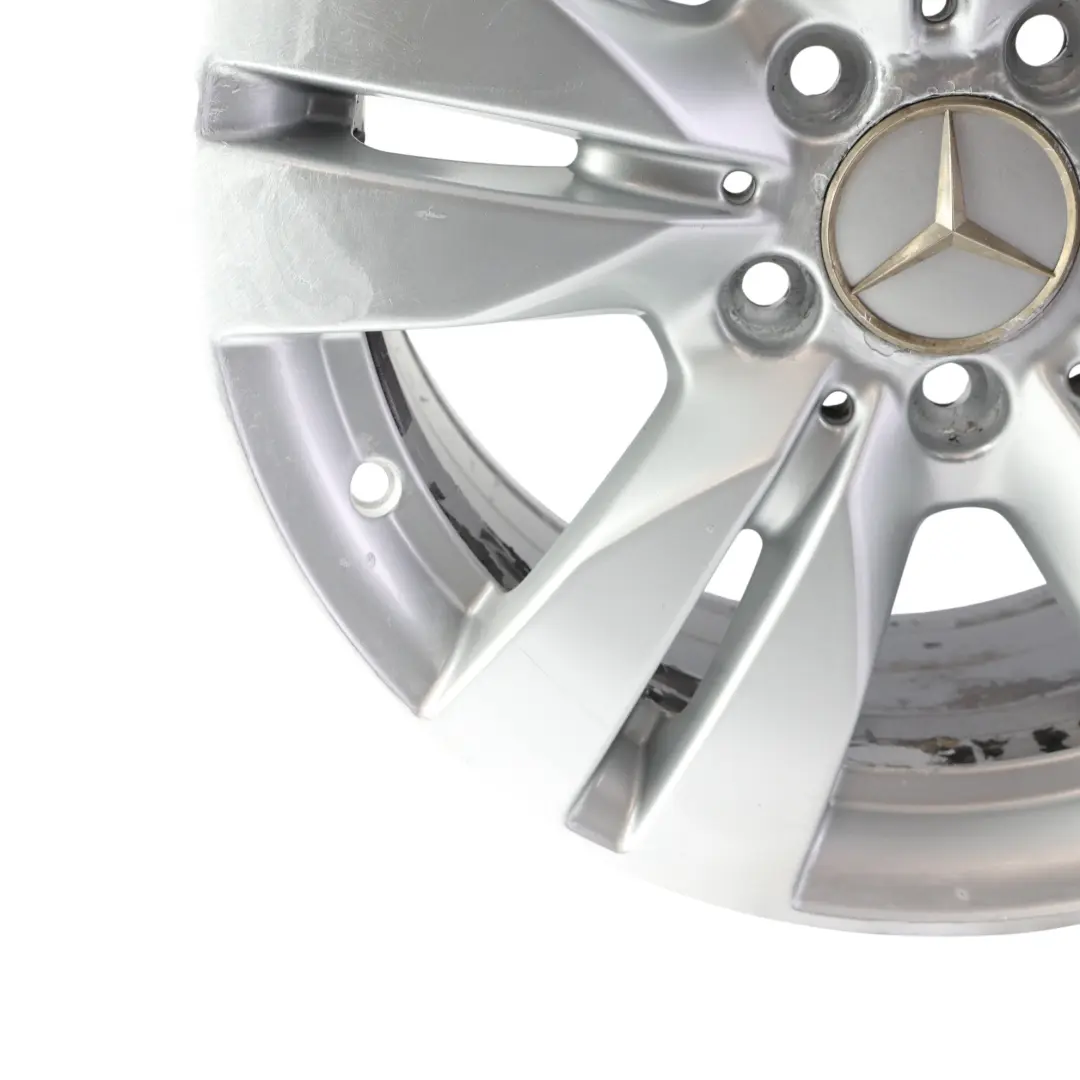 Alloy Wheel Rim 5-Double Spoke 16" ET:46 8J to Mercedes W212 Silver with Part number A2124010202 Mercedes W212 Silver Alloy Wheel Rim 5-Double Spoke 16" ET:46 8J - SKU A2124010202-1 - Part number A2124010202