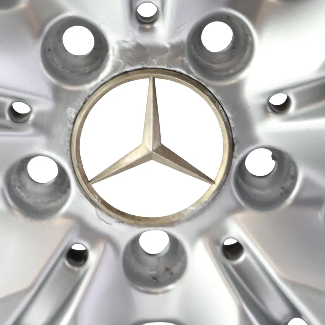 Mercedes W212 Silver Alloy Wheel Rim 5-Double Spoke 16" ET:46 8J - SKU A2124010202-1 - Part number A2124010202