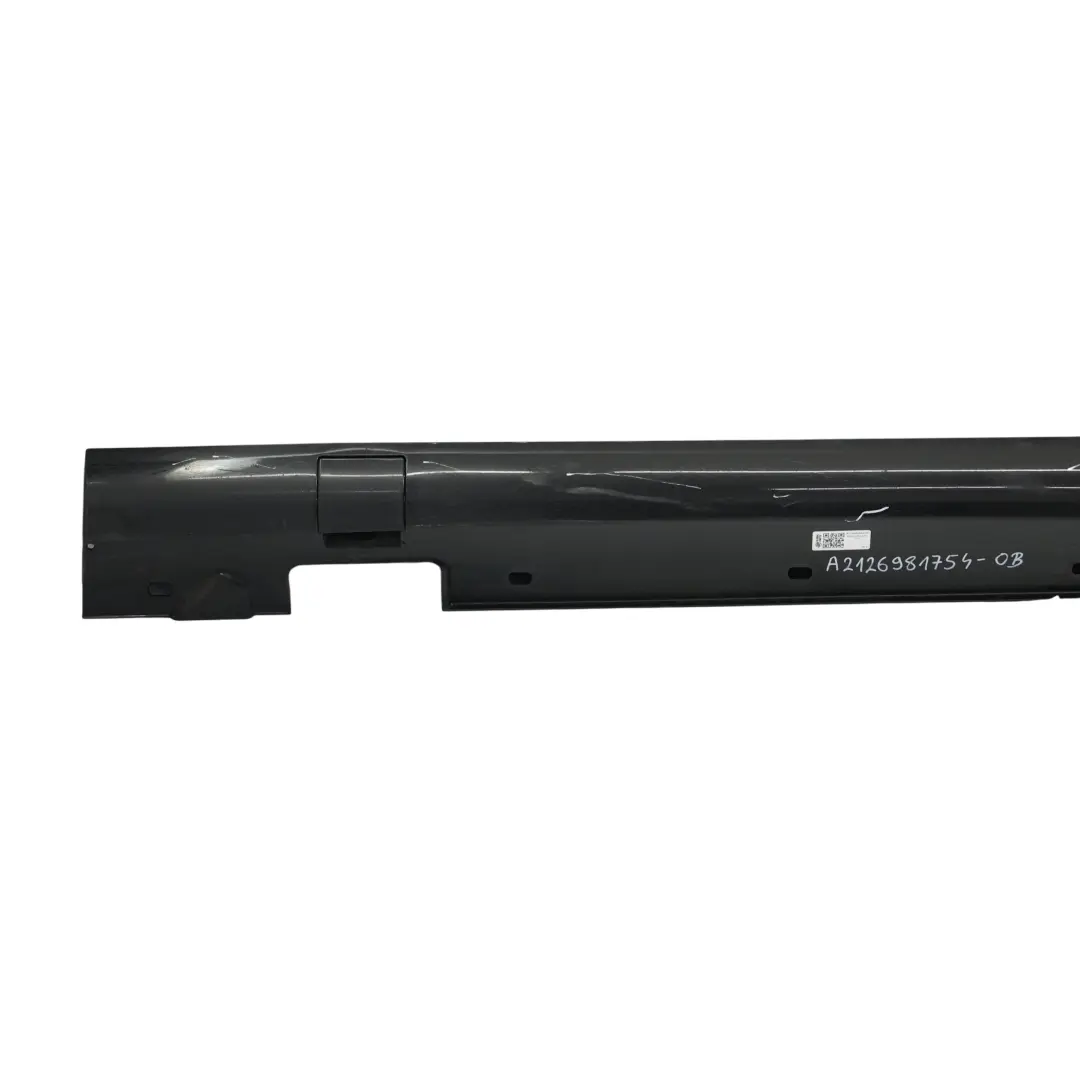  Minigonna Laterale Mercedes S212 Cover Sinistra AMG Panel Obsidian Black - 197 - SKU A2126981754-OB - Numero di parte A2126981754