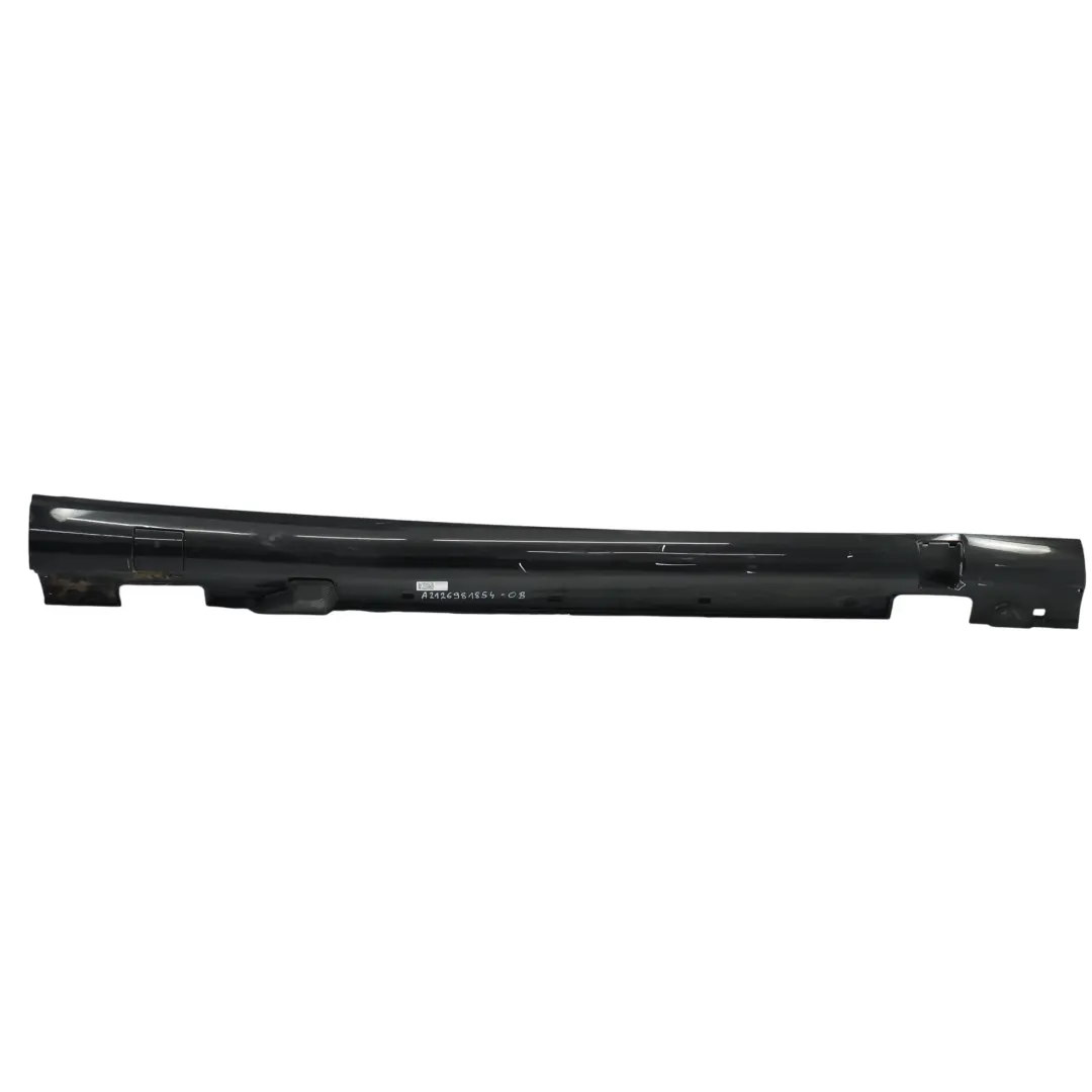  Minigonne Laterali Mercedes W212 Lato Destro AMG Obsidian Black - 197 - SKU A2126981854-OB - Numero di parte A2126981854