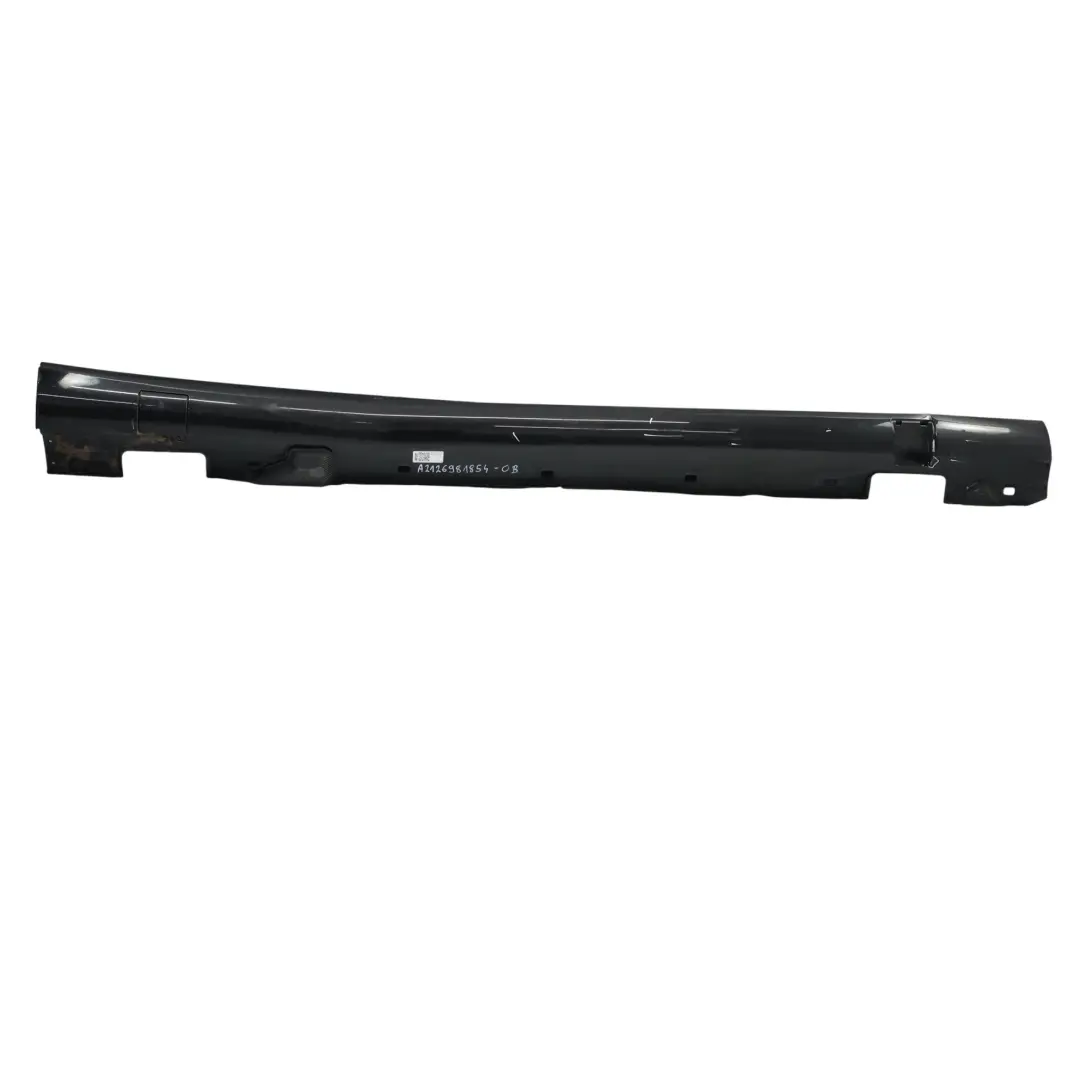  Seitenschweller Mercedes W212 Rechts AMG Türschweller Obsidian Schwarz - 197 - SKU A2126981854-OB - Teilenummer A2126981854