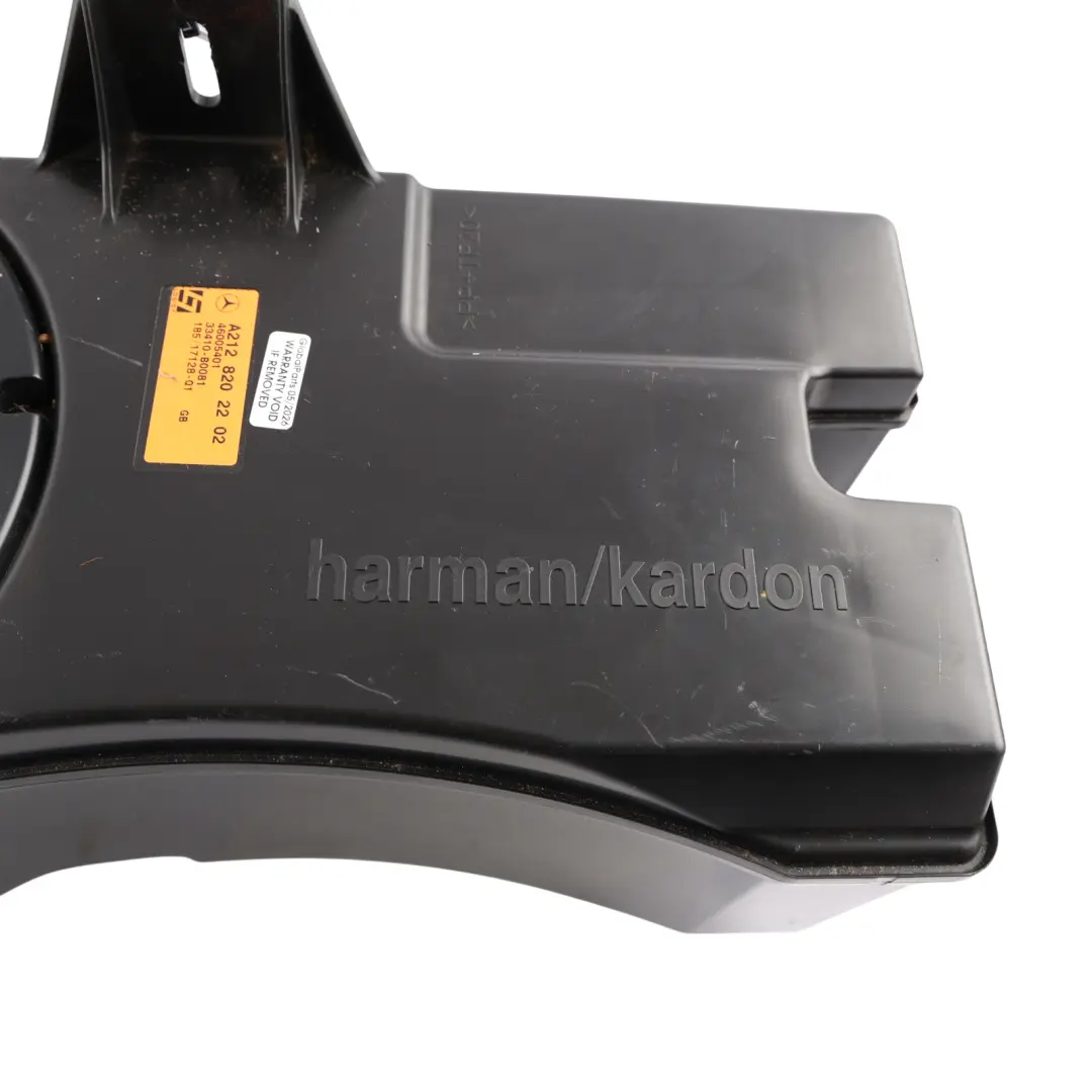 Harman Kardon Loudspeaker Speaker Bass Box Subwoofer to Mercedes S212 with Part number A2128202202 Mercedes S212 Harman Kardon Loudspeaker Speaker Bass Box Subwoofer - SKU A2128202202 - Part number A2128202202