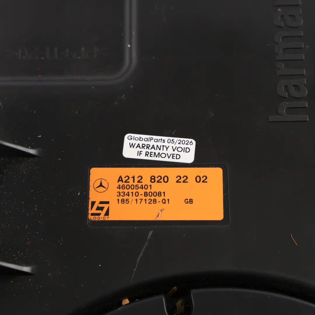 Mercedes S212 Harman Kardon Loudspeaker Speaker Bass Box Subwoofer - SKU A2128202202 - Part number A2128202202