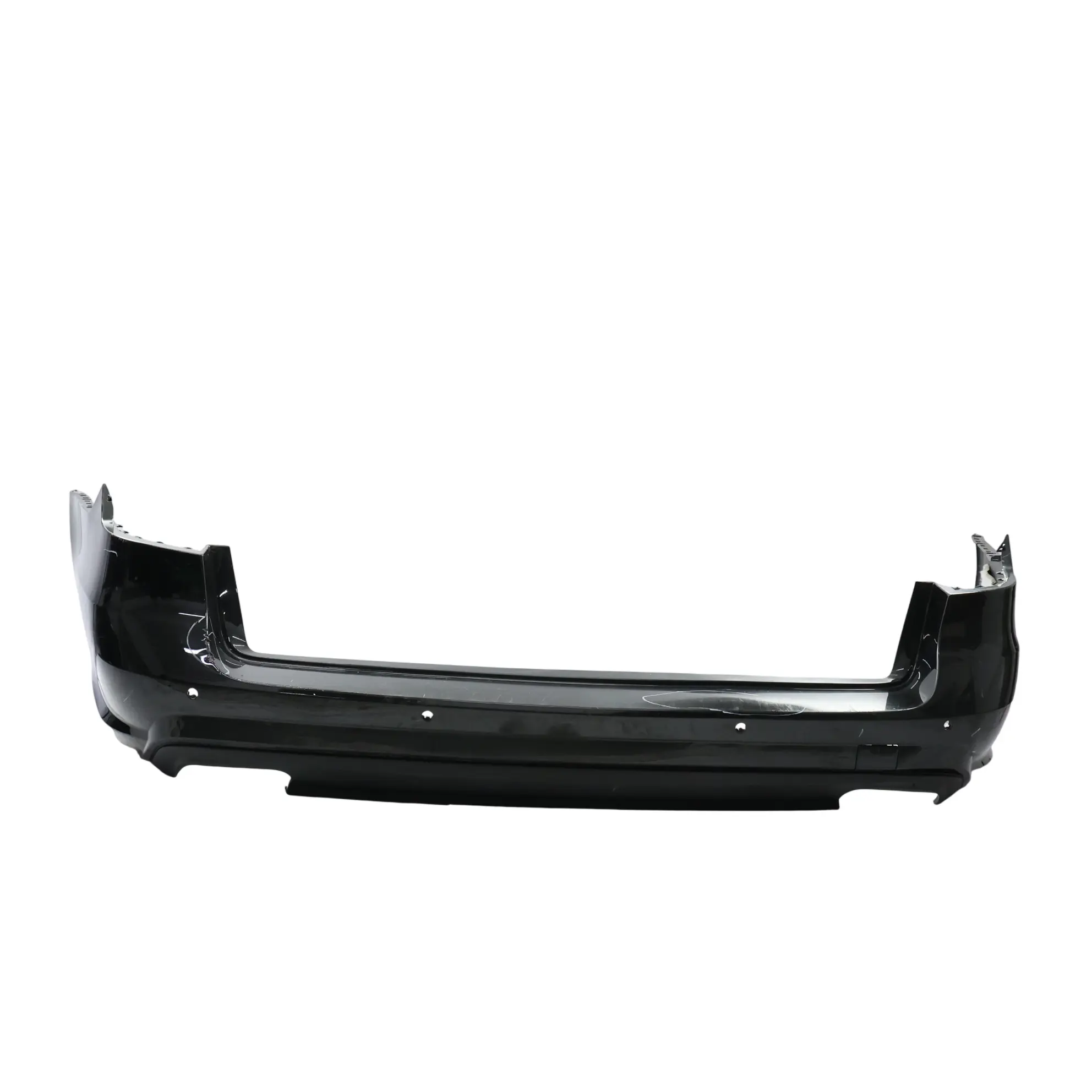 Rear Bumper Mercedes S212 Estate Sport Trim Panel Obsidian Black Metallic - 197