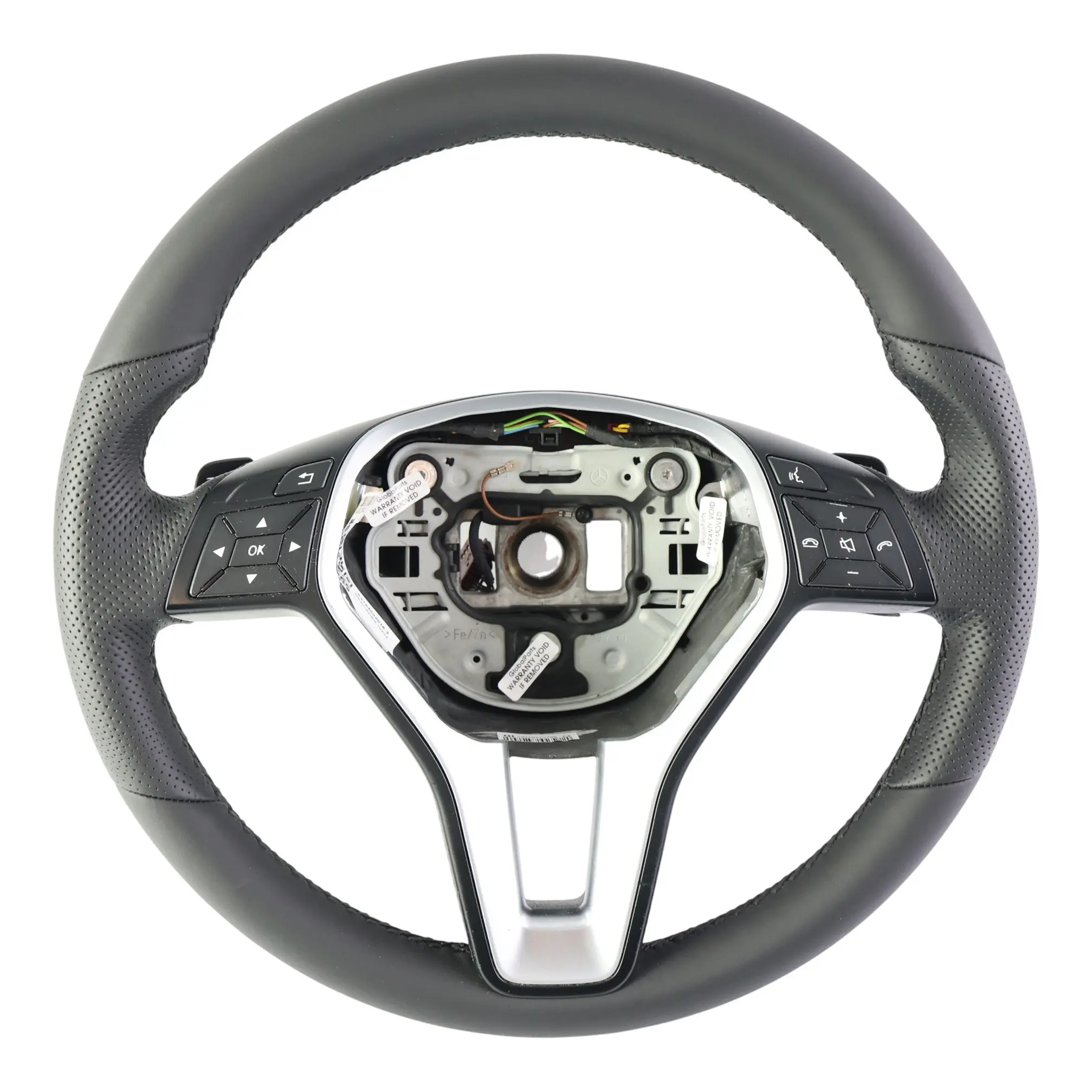 Mercedes W176 W204 W246 W117 NEW Black Leather Sport Steering Wheel Paddle Shift
