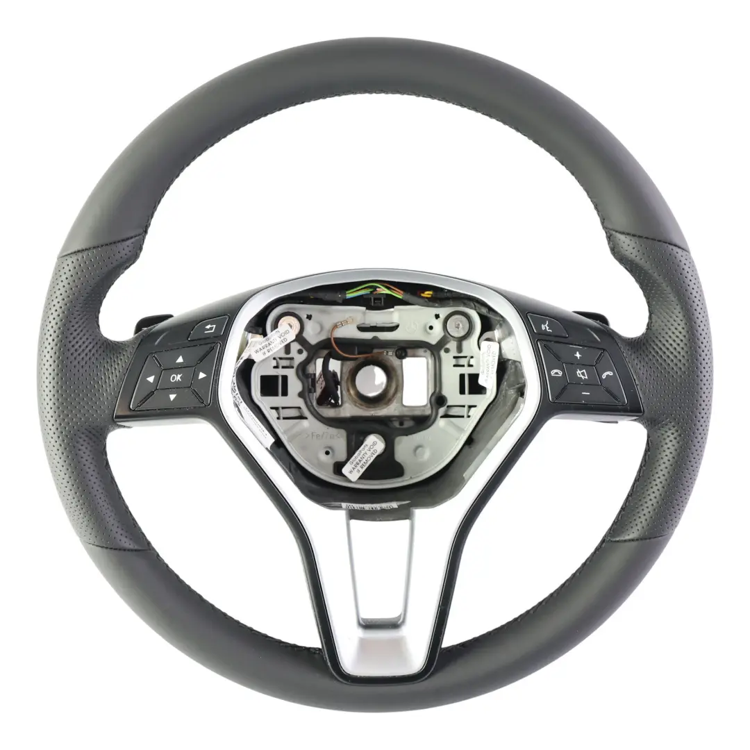 W117 NUEVO Volante deportivo de cuero negro Paddle Shift para Mercedes W176 W204 W246 con número de pieza A2184602018 Mercedes W176 W204 W246 W117 NUEVO Volante deportivo de cuero negro Paddle Shift - SKU A2184602018-3 - Número de pieza A2184602018