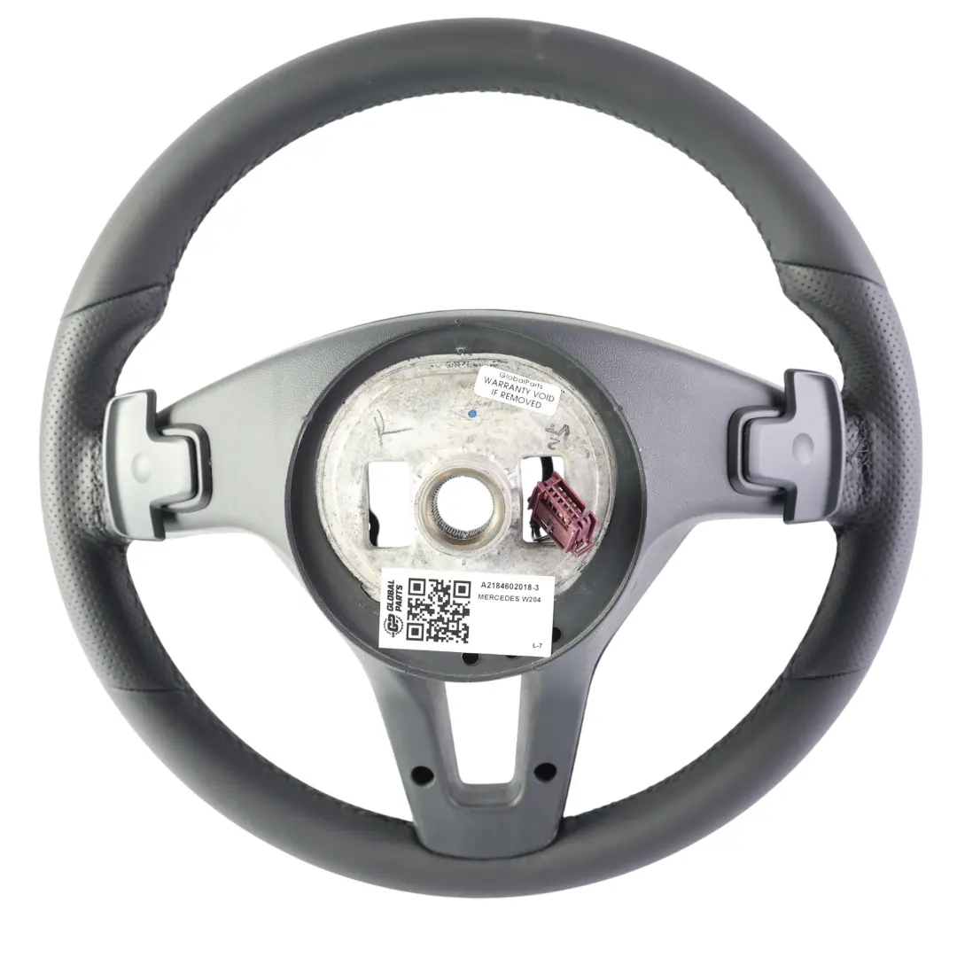W117 NUEVO Volante deportivo de cuero negro Levas cambio para Mercedes W176 W204 W246 con número de pieza A2184602018 Mercedes W176 W204 W246 W117 NUEVO Volante deportivo de cuero negro Levas cambio - SKU A2184602018-3 - Número de pieza A2184602018