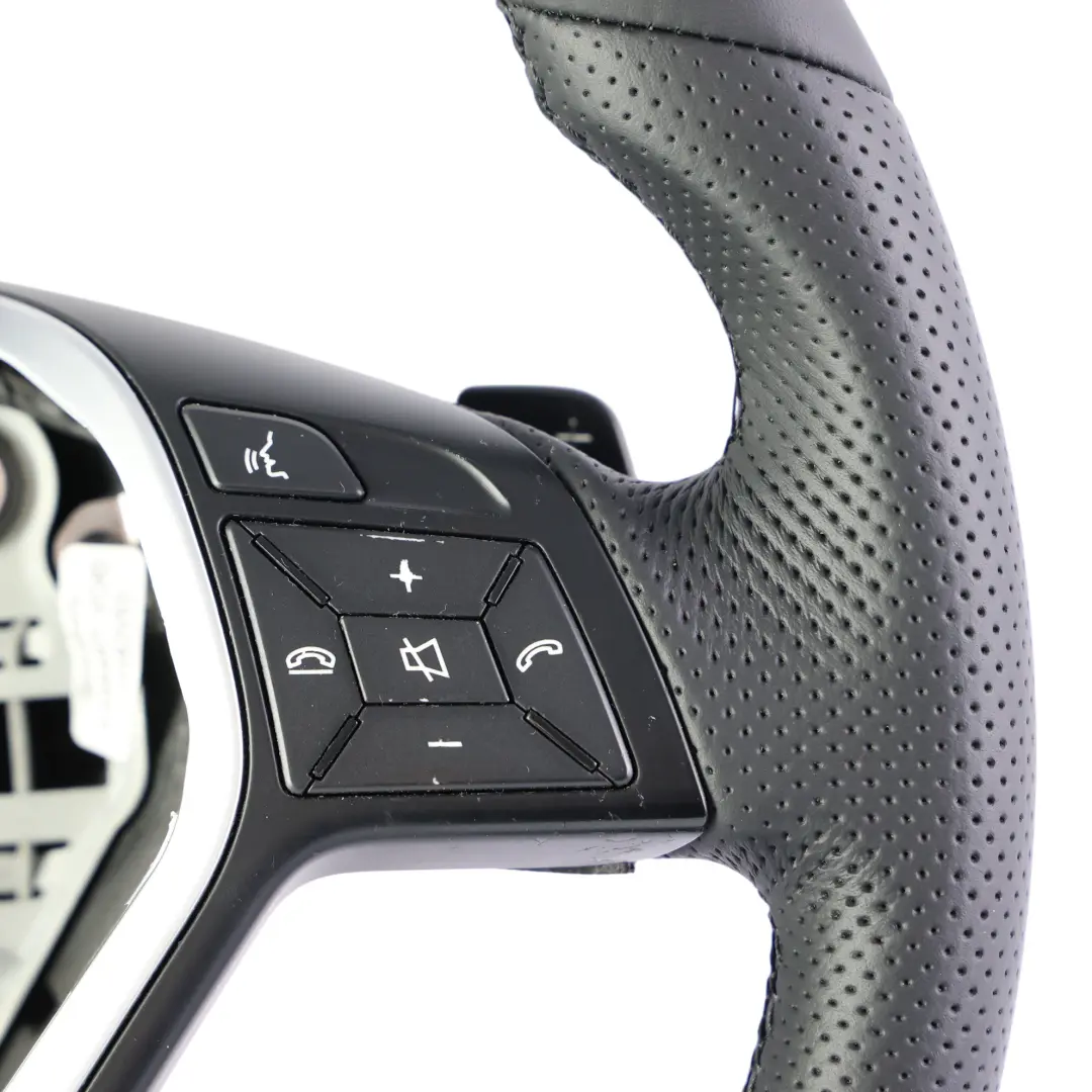 Mercedes W176 W204 W246 W117 NUEVO Volante deportivo de cuero negro Paddle Shift - SKU A2184602018-3 - Número de pieza A2184602018