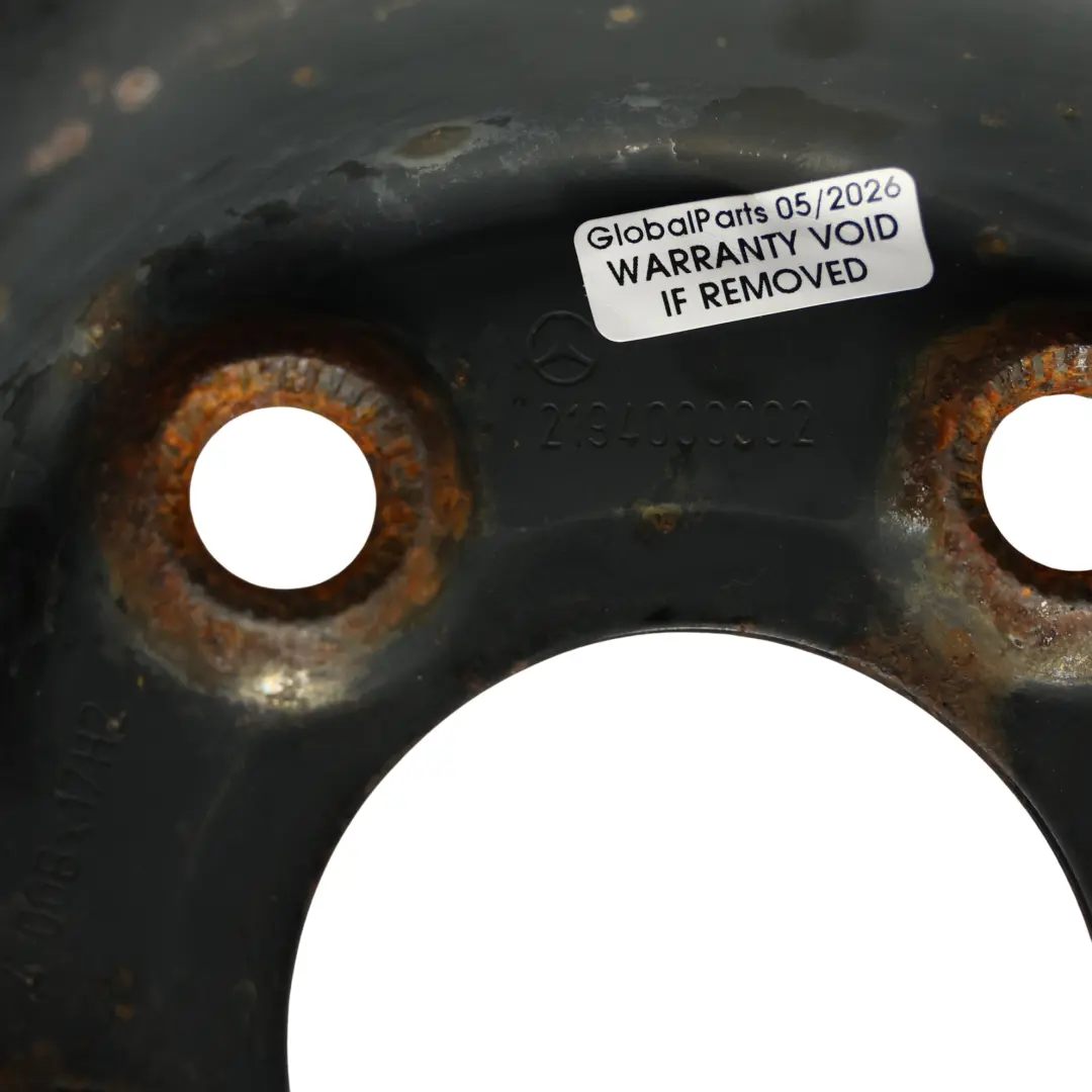 Roue secours compacte Acier R17 Pneu 155/70 pour Mercedes W211 S211 W212 à propos du numéro de pièce A2194000002 Mercedes W211 S211 W212 Roue secours compacte Acier R17 Pneu 155/70 - SKU A2194000002-1 - Numéro de pièce A2194000002