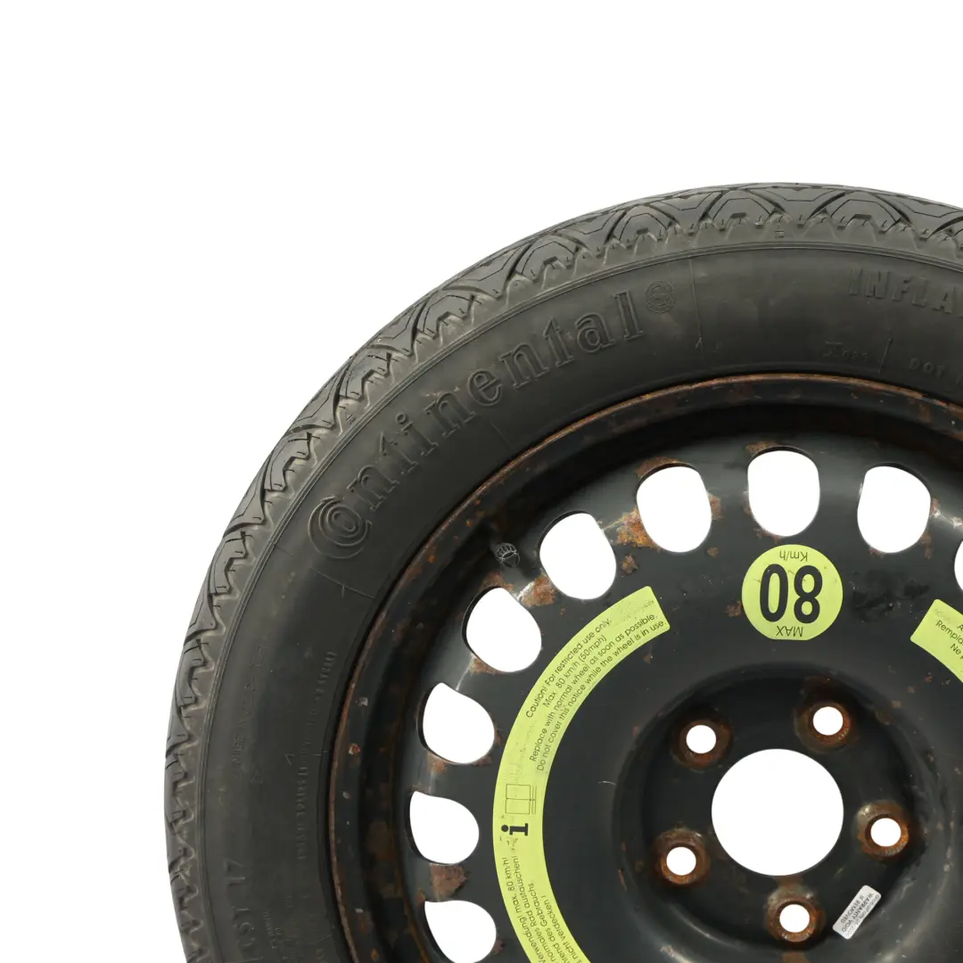 Mercedes W211 S211 W212 Notrad Felge Reserverad R17 Reifen 155/70 - SKU A2194000002-1 - Teilenummer A2194000002