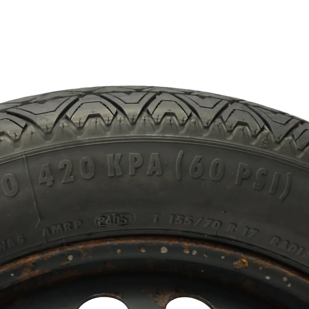 Mercedes W211 S211 W212 Rueda de Recambio Compacta Acero R17 155/70 - SKU A2194000002-1 - Número de pieza A2194000002