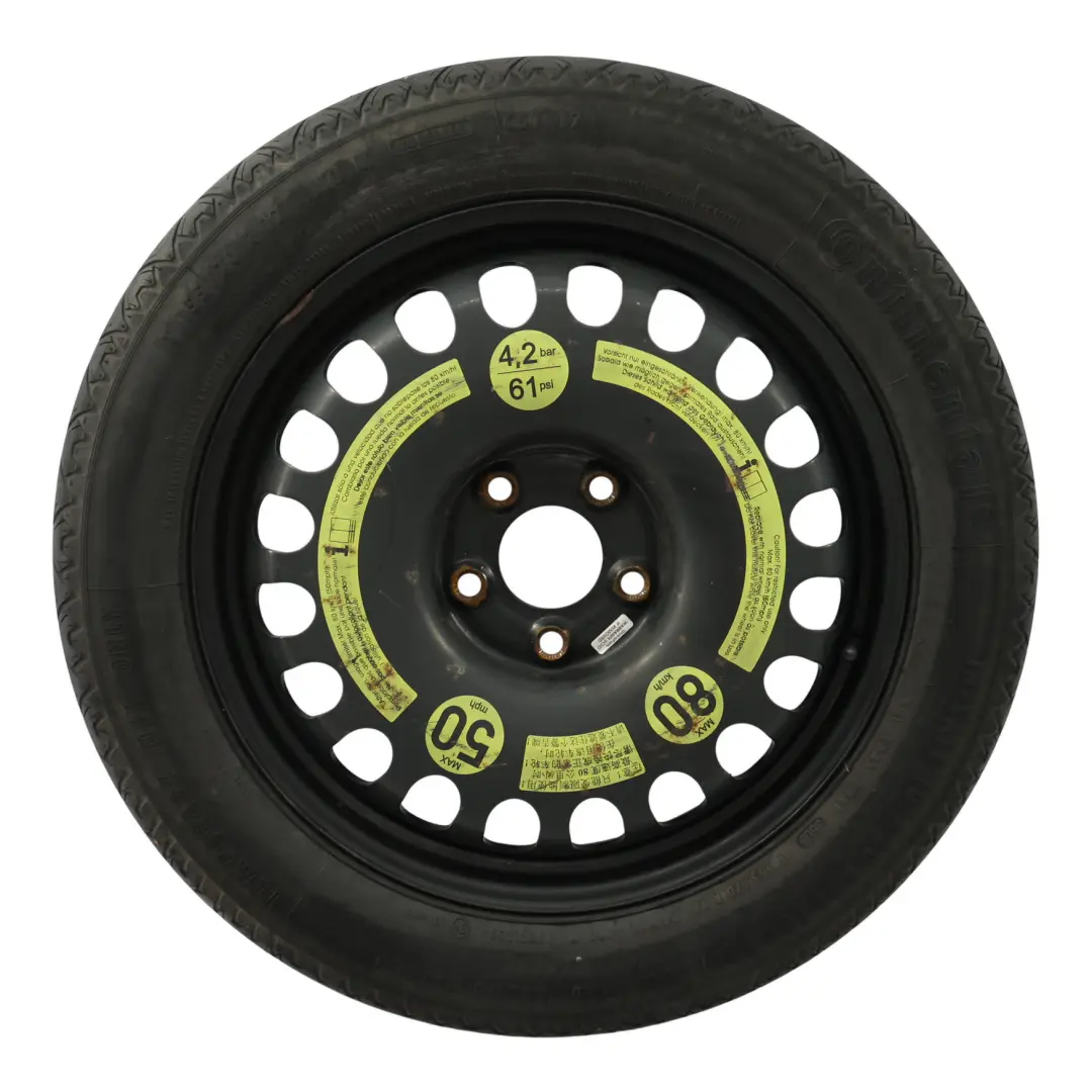 Ruota Acciaio ET:34 R17 155/70 per Mercedes W211 W212 C219 con numero di parte A2194000002 Mercedes W211 W212 C219 Ruota Acciaio ET:34 R17 155/70 - SKU A2194000002-4 - Numero di parte A2194000002