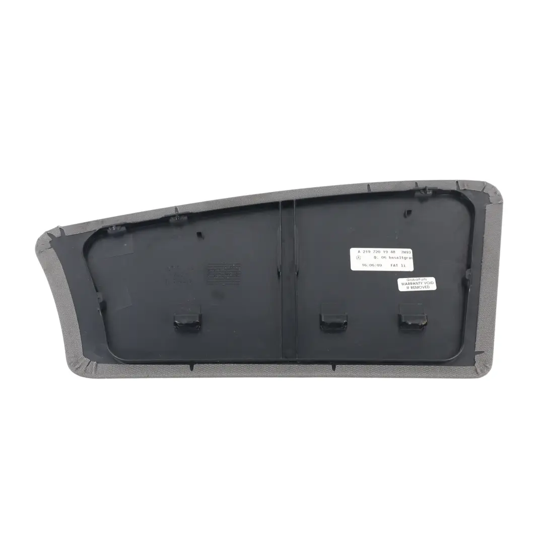 W219 Türverkleidung Abdeckkappe Vorne Links Grau für Mercedes mit Teilenummer A2197201948 Mercedes W219 Türverkleidung Abdeckkappe Vorne Links Grau - SKU A2197201948-1 - Teilenummer A2197201948