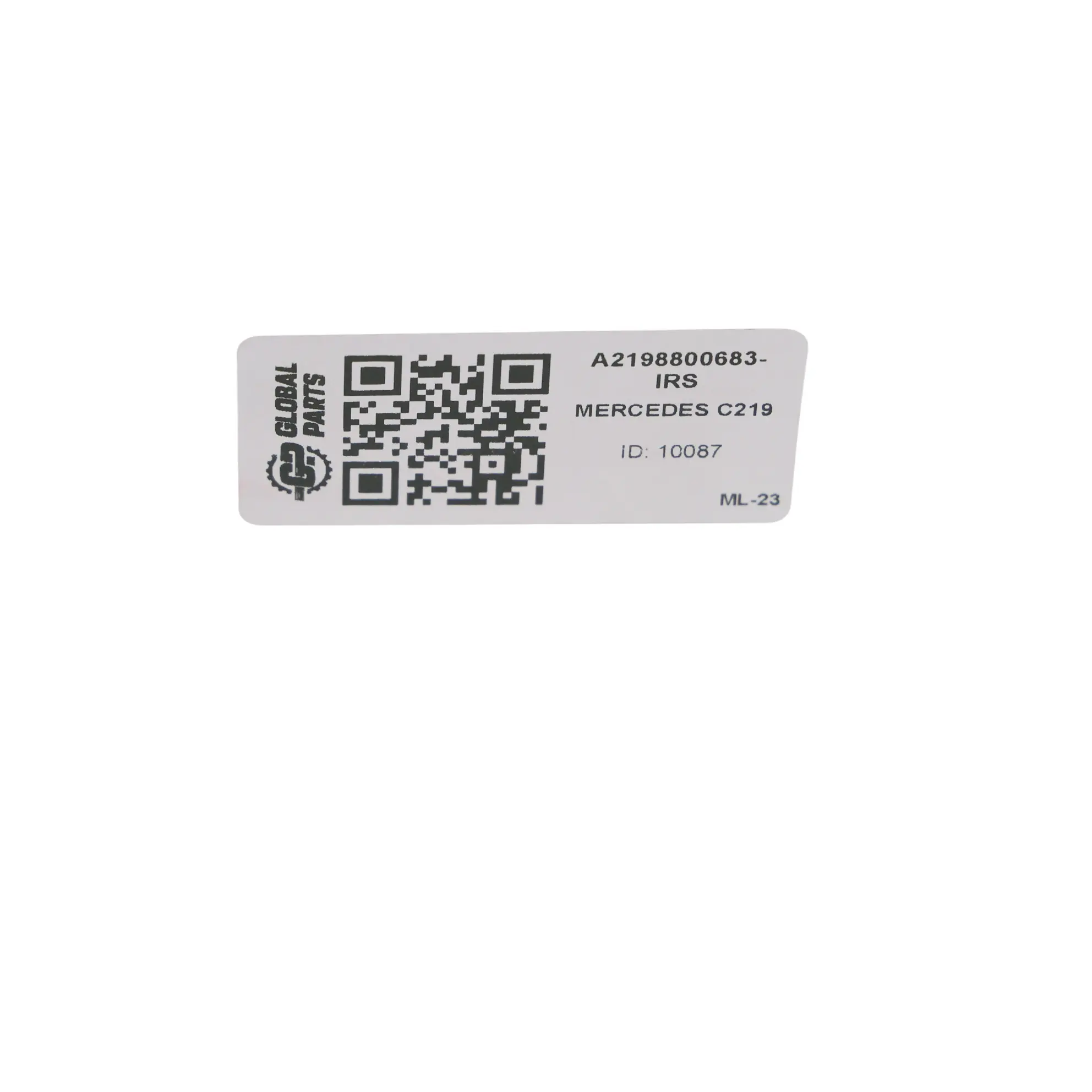 Mercedes W219 Zderzak Tylny Iridium Silver Srebrny Metalik - 775