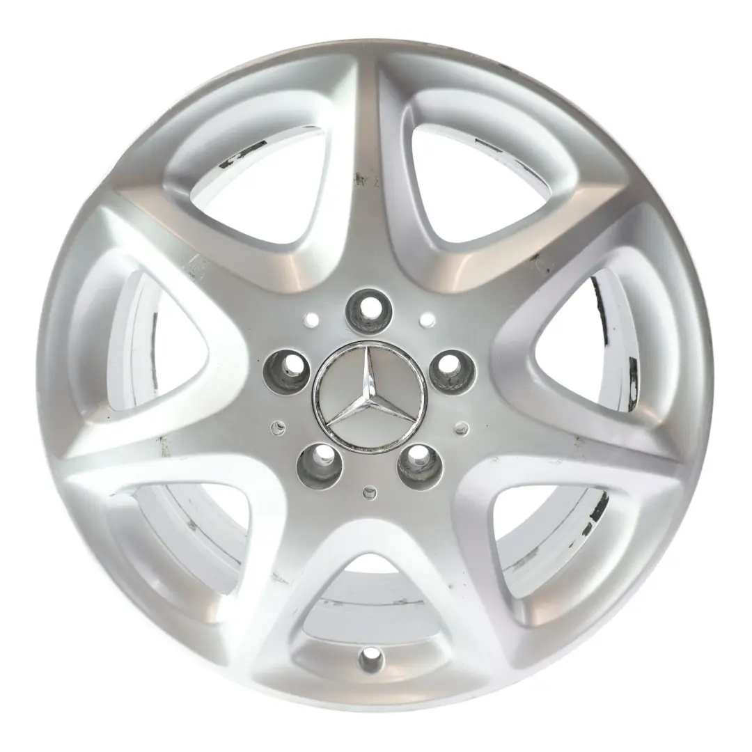 Alloy Wheel Rim 7 Spoke Design 16" 7,5J ET:46 to Mercedes W220 with Part number A2204012302 Mercedes W220 Alloy Wheel Rim 7 Spoke Design 16" 7,5J ET:46 - SKU A2204012302-4 - Part number A2204012302