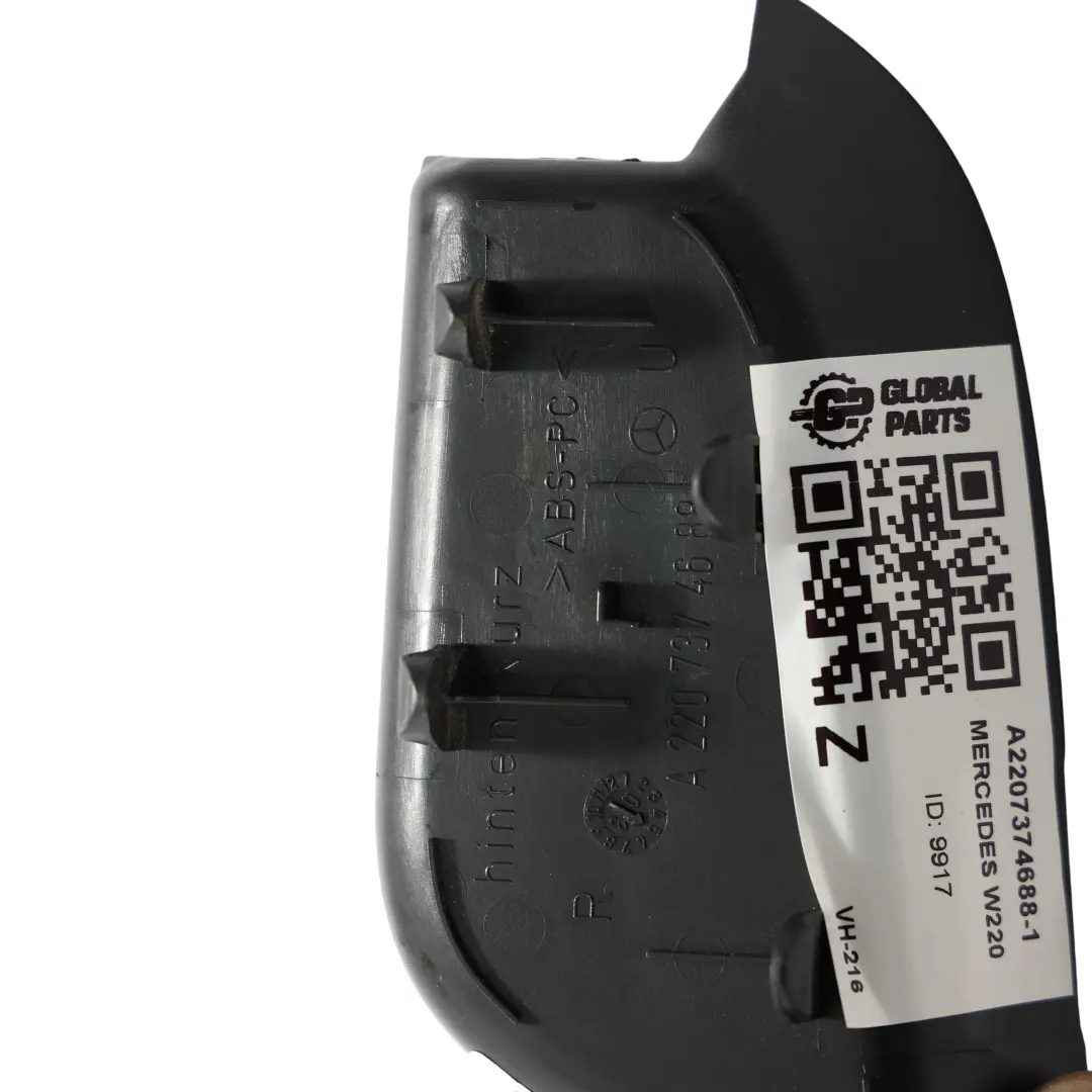 Mercedes W220 Cubierta Manija Revestimiento Puerta Trasera Derecha - SKU A2207374688-1 - Número de pieza A2207374688