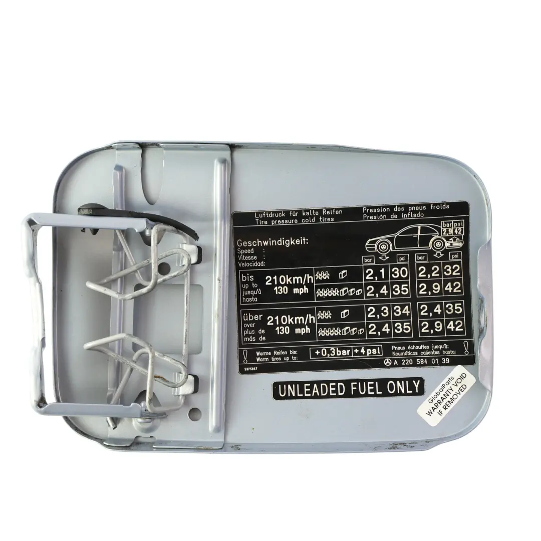 Sportello Carburante Coperchio Blu Calcedonio Metallizzato 347 per Mercedes W220 con numero di parte A2207500006 Mercedes W220 Sportello Carburante Coperchio Blu Calcedonio Metallizzato 347 - SKU A2207500006-CHB - Numero di parte A2207500006