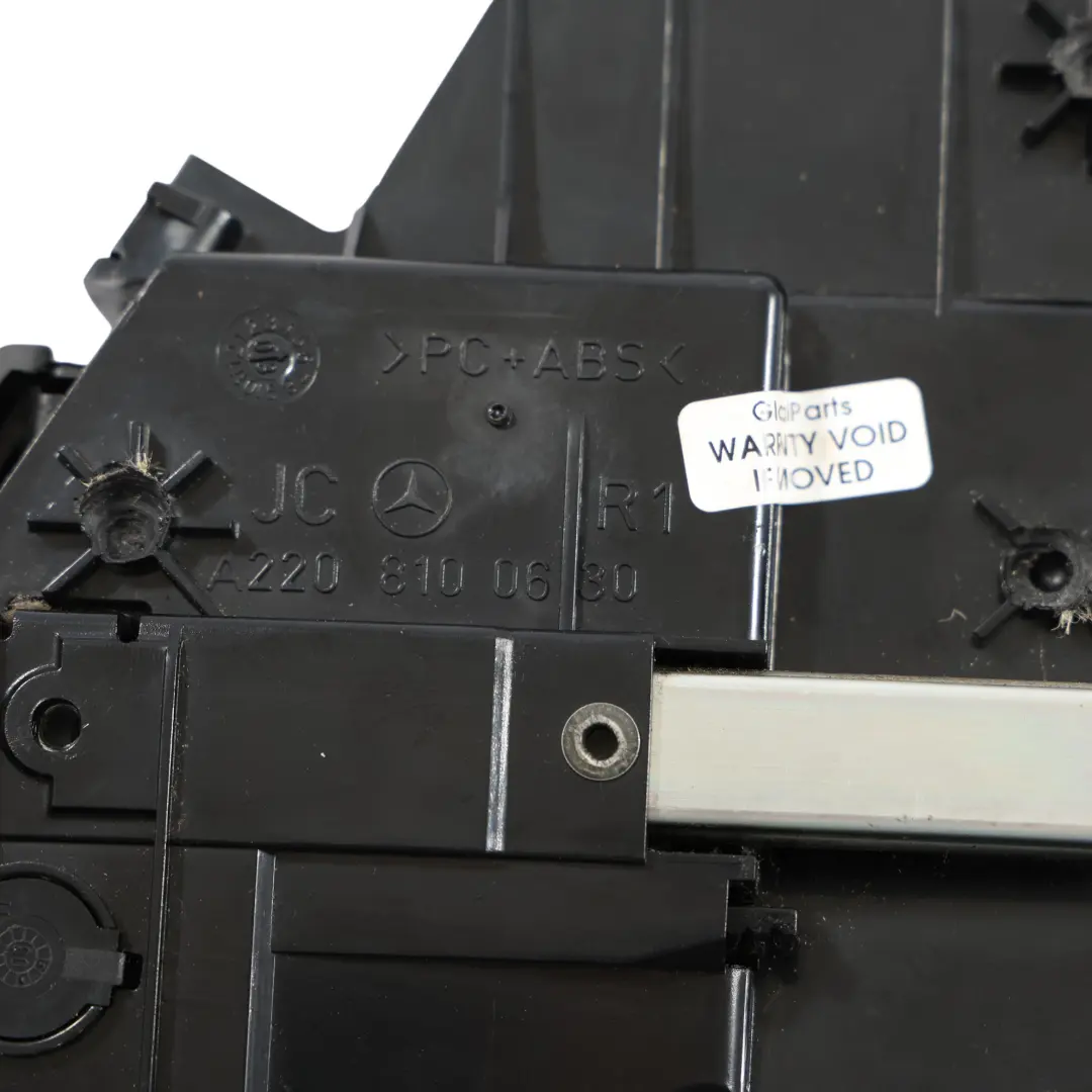 Mercedes W220 Portacenere Pannello Porta Posteriore Destro Nero - SKU A2208100630 - Numero di parte A2208100630