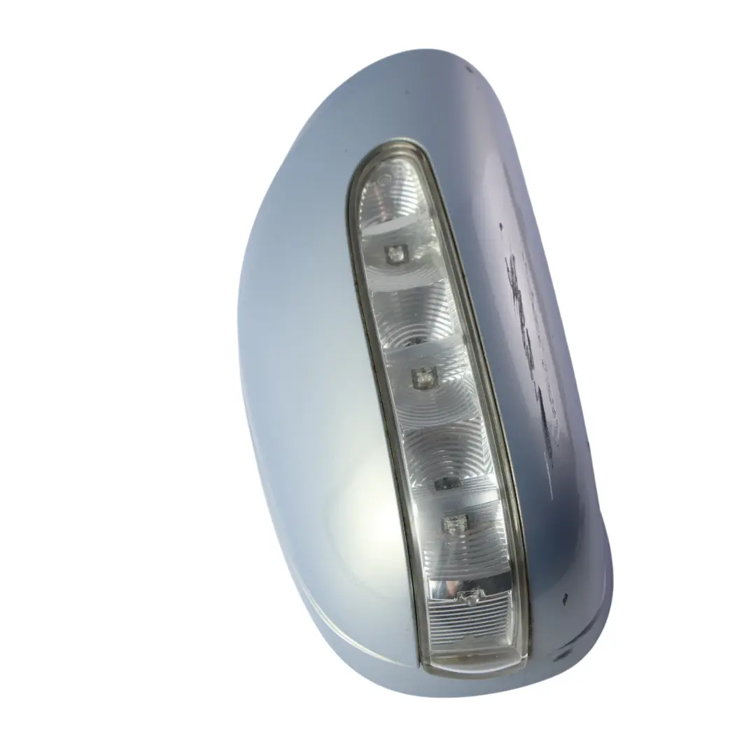 Wing Mirror Housing Cover Cap Right O/S Chalcedony Blue - 347 to Mercedes W220 with Part number A2208101064 Mercedes W220 Wing Mirror Housing Cover Cap Right O/S Chalcedony Blue - 347 - SKU A2208101064-CHB - Part number A2208101064