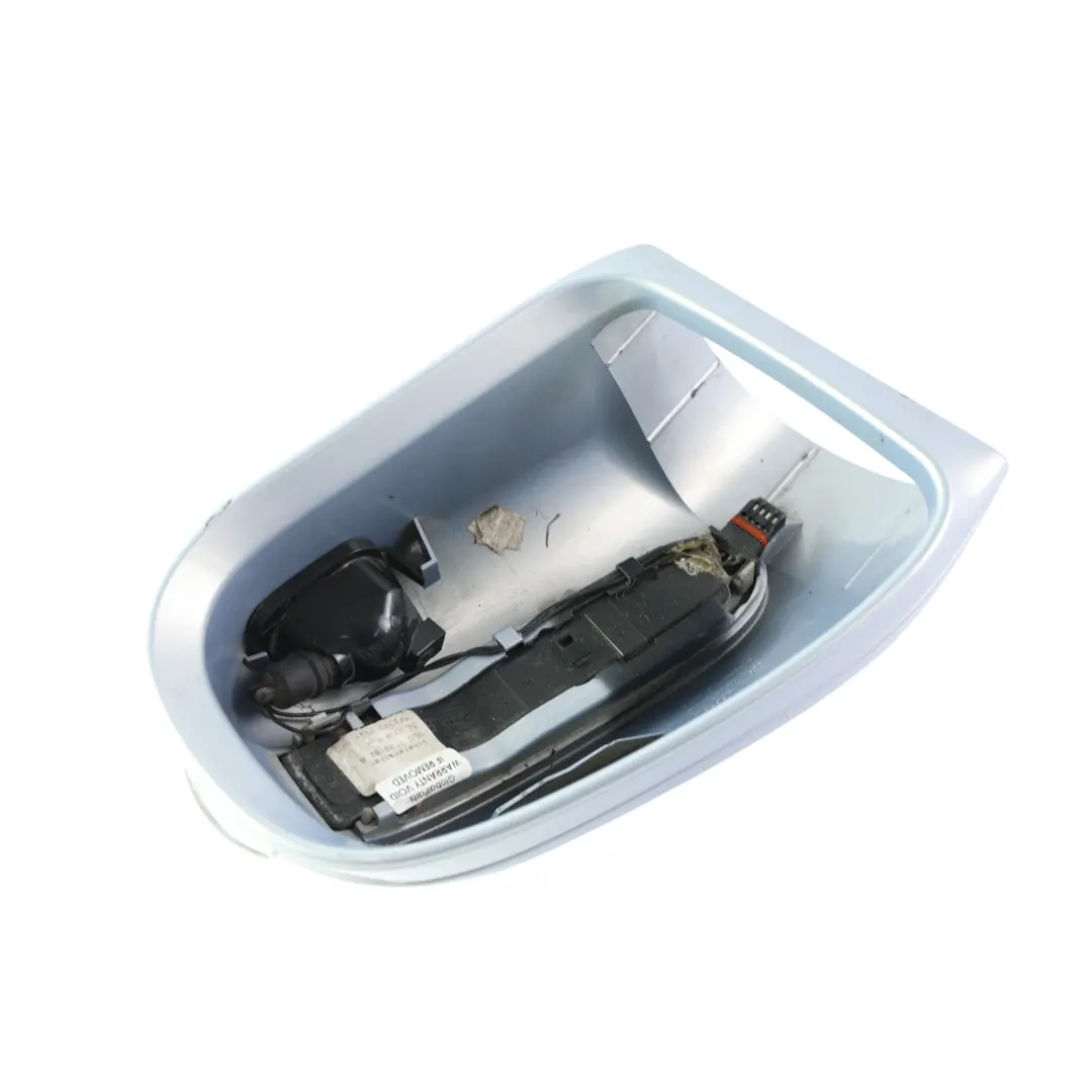 Wing Mirror Housing Cover Cap Right O/S Chalcedony Blue - 347 to Mercedes W220 with Part number A2208101064 Mercedes W220 Wing Mirror Housing Cover Cap Right O/S Chalcedony Blue - 347 - SKU A2208101064-CHB - Part number A2208101064