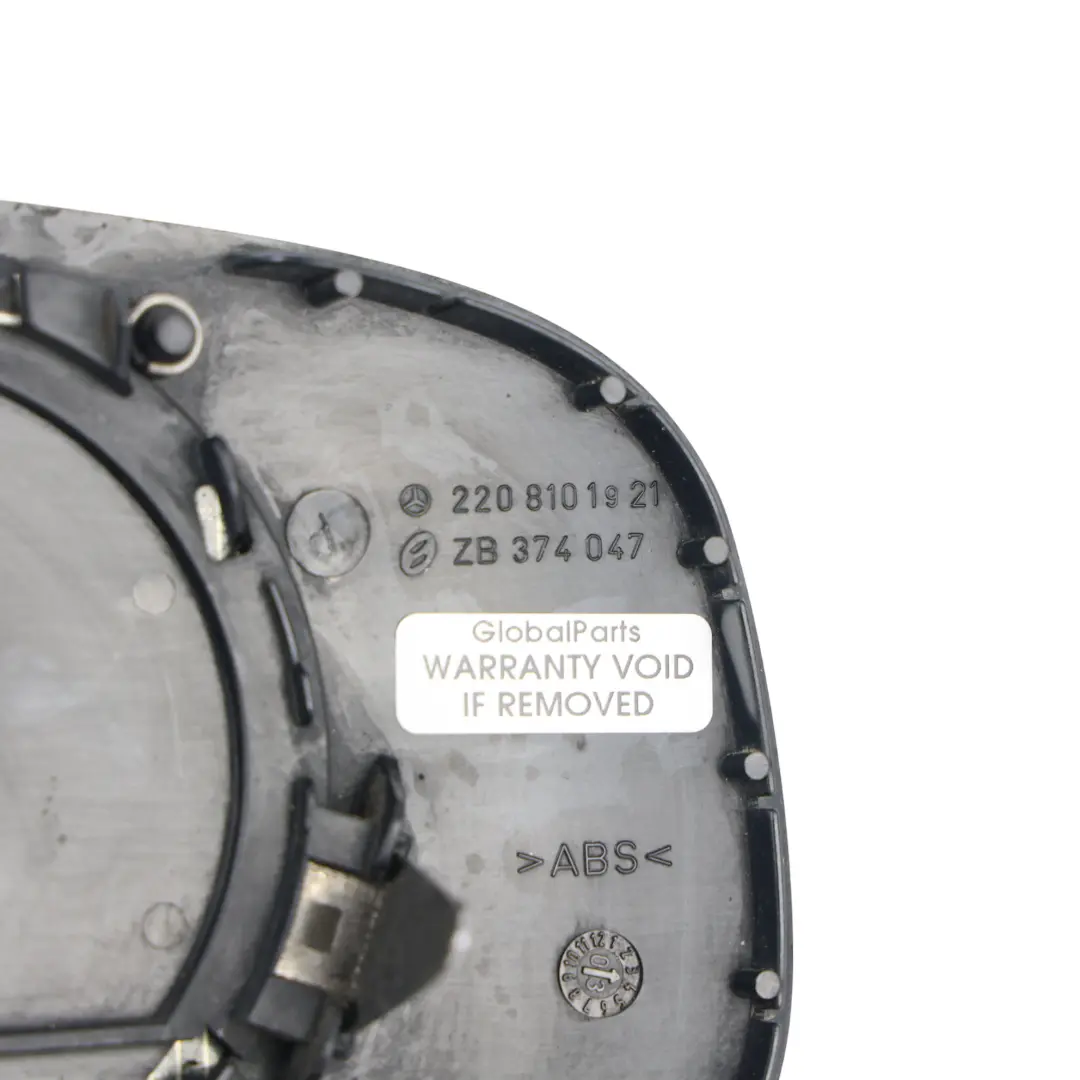 Mercedes W220 Verre Rétroviseur Extérieur Aile Arrière Gauche - SKU A2208101921 - Numéro de pièce A2208101921