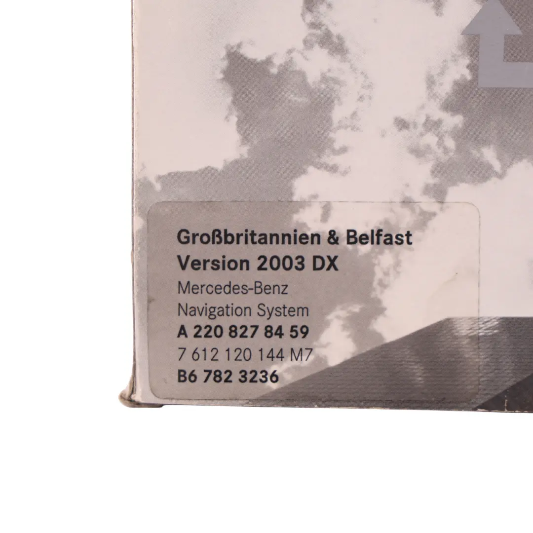 Mercedes W220 Navigation System CD Great Britain Belfast Map 2003 - SKU A2208278459 - Part number A2208278459