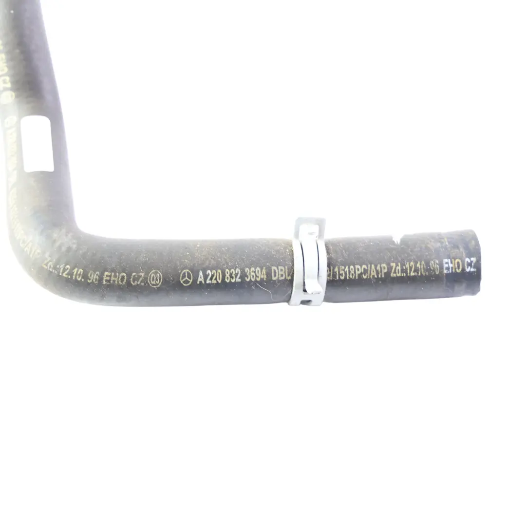 Mercedes CL C215 W220 Manguera Tubo Refrigerante Motor Gasolina - SKU A2208323694 - Número de pieza A2208323694