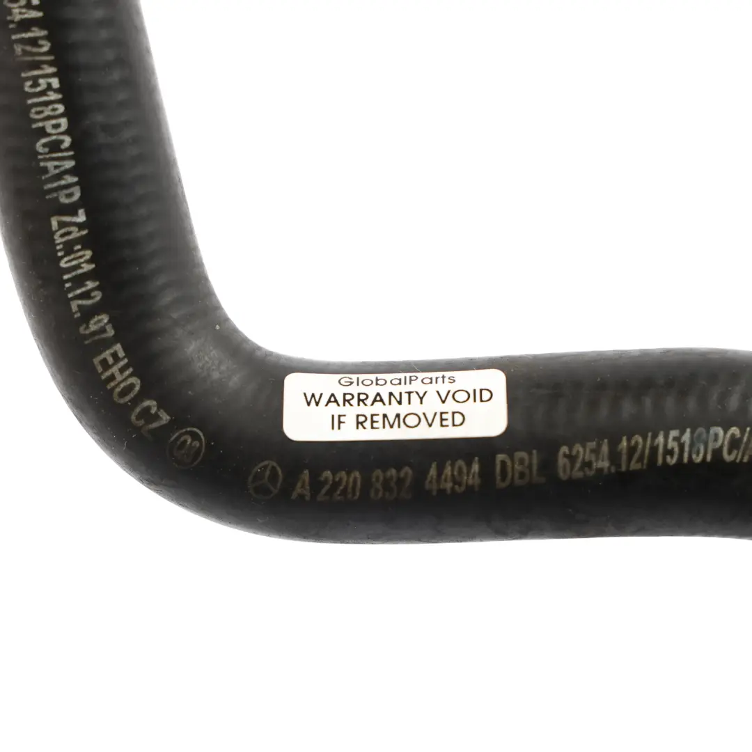 Wąż Powrotny Nagrzewnicy Silnik Benzynowy do Mercedes C215 W220 o numerze A2208324494 Mercedes C215 W220 Wąż Powrotny Nagrzewnicy Silnik Benzynowy - SKU A2208324494 - Numer Części A2208324494