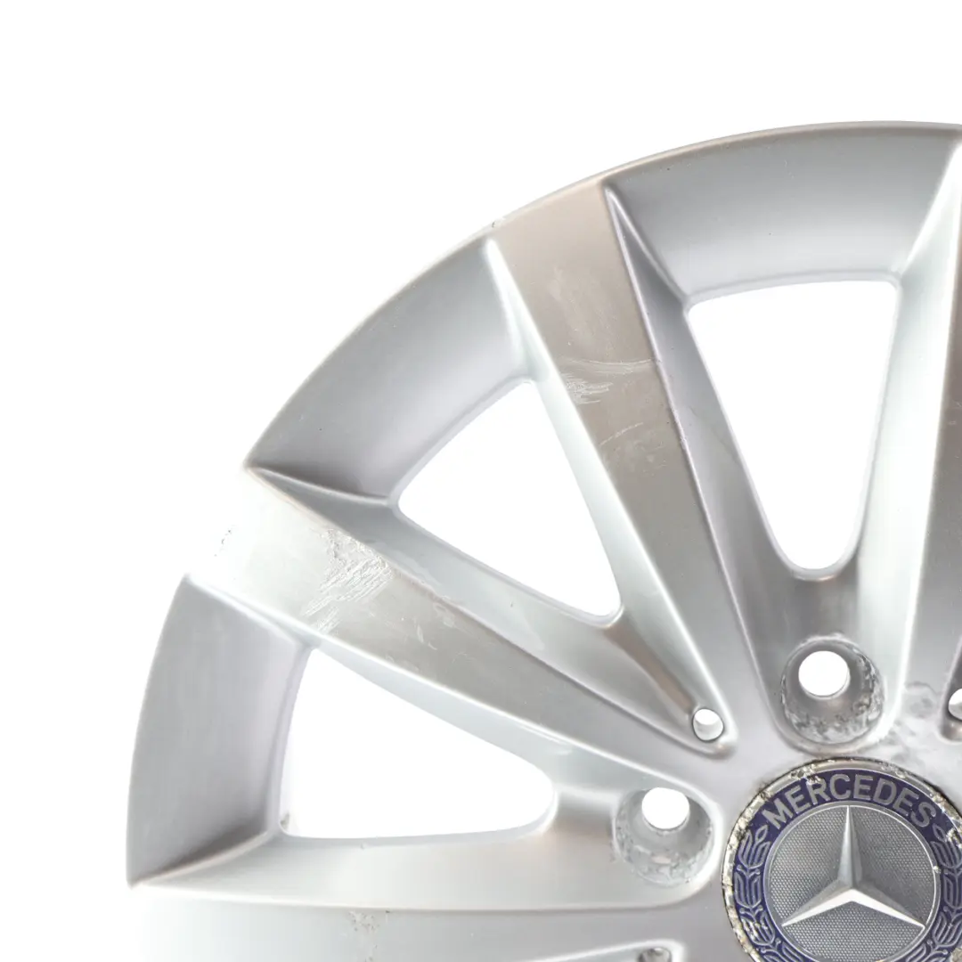 Mercedes W176 W246 Wheel Rim Alloy Silver 10-Spoke 16" ET:49 6,5J - SKU A2464010500-2 - Part number A2464010500