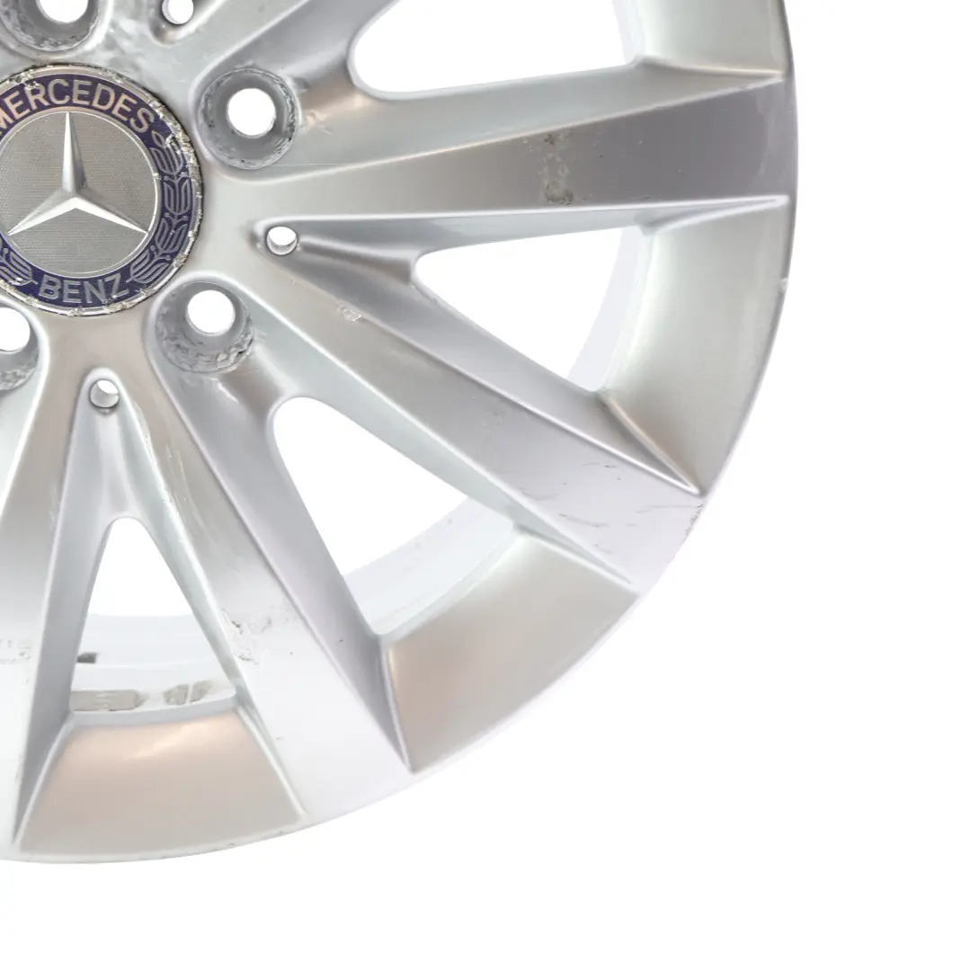 Mercedes W176 W246 Cerchio In Lega Argento 10 Razze 16" ET:49 6,5J - SKU A2464010500-2 - Numero di parte A2464010500