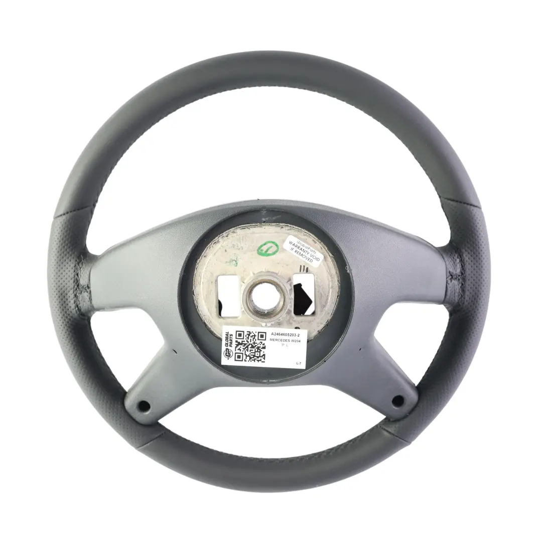 Mercedes W204 NEW Black Leather Steering Wheel Multifunction - SKU A2464605203-2 - Part number A2464605203