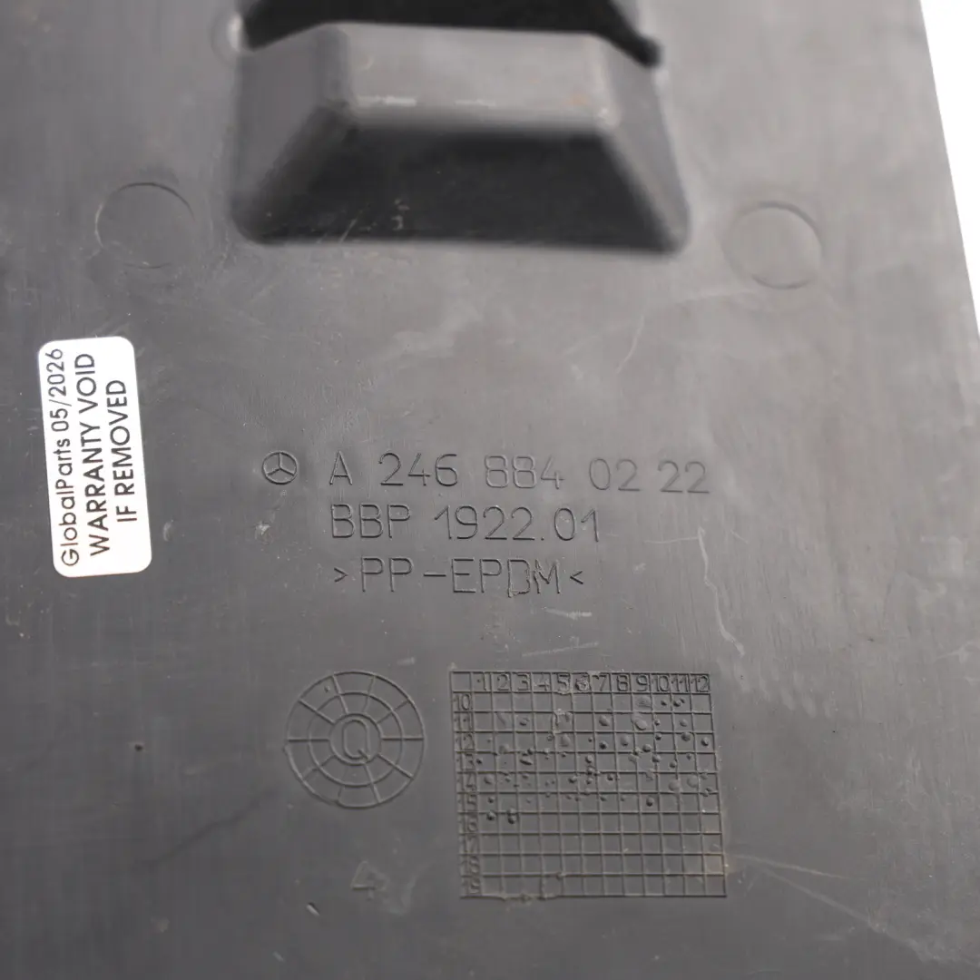Tapa Cubierta Paso Rueda Delantero para Mercedes C117 W176 W242 W246 con número de pieza A2468840222 Mercedes C117 W176 W242 W246 Tapa Cubierta Paso Rueda Delantero - SKU A2468840222-1 - Número de pieza A2468840222