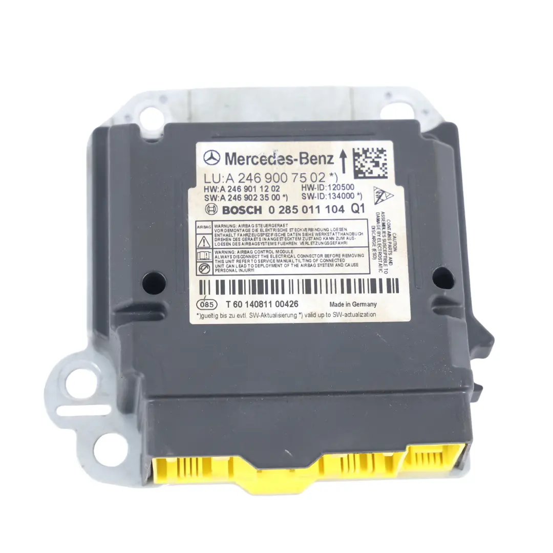 Mercedes W246 Moduł Sterownik Airbag ECU - SKU A2469007502 - Numer Części A2469007502