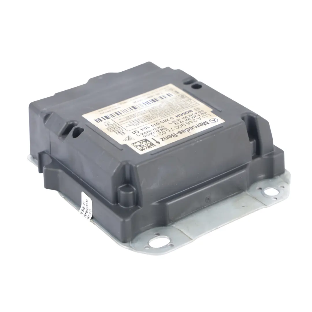Module Contrôle Airbag ECU Unité pour Mercedes W246 à propos du numéro de pièce A2469007502 Mercedes W246 Module Contrôle Airbag ECU Unité - SKU A2469007502 - Numéro de pièce A2469007502