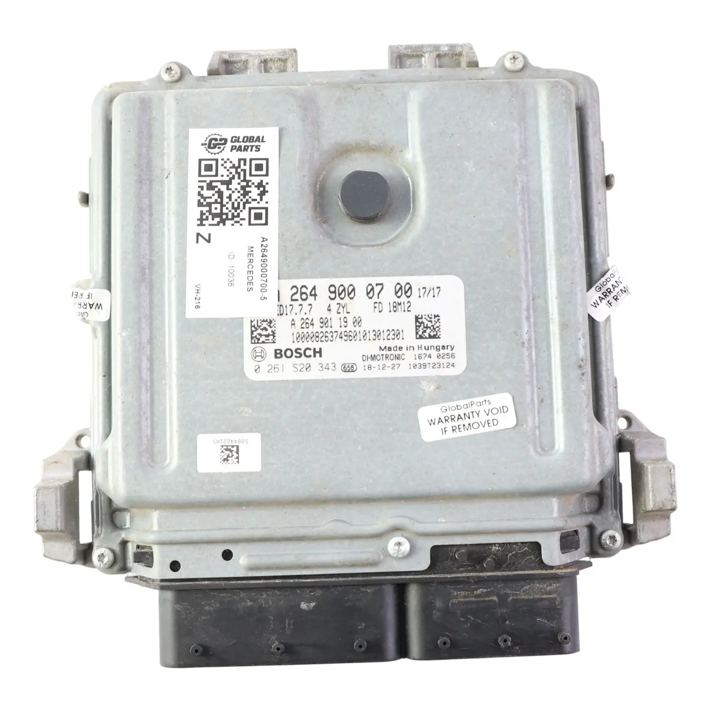 Mercedes W205 C 200 264915 197HP Engine Control ECU Module A2649000700 Automatic
