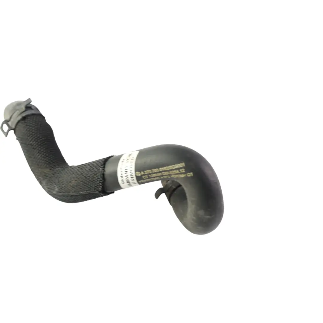 Coolant Thermostat Pipe Hose Line OM270 to Mercedes C117 W176 X156 W246 with Part number A2702030182 Mercedes C117 W176 X156 W246 Coolant Thermostat Pipe Hose Line OM270 - SKU A2702030182 - Part number A2702030182