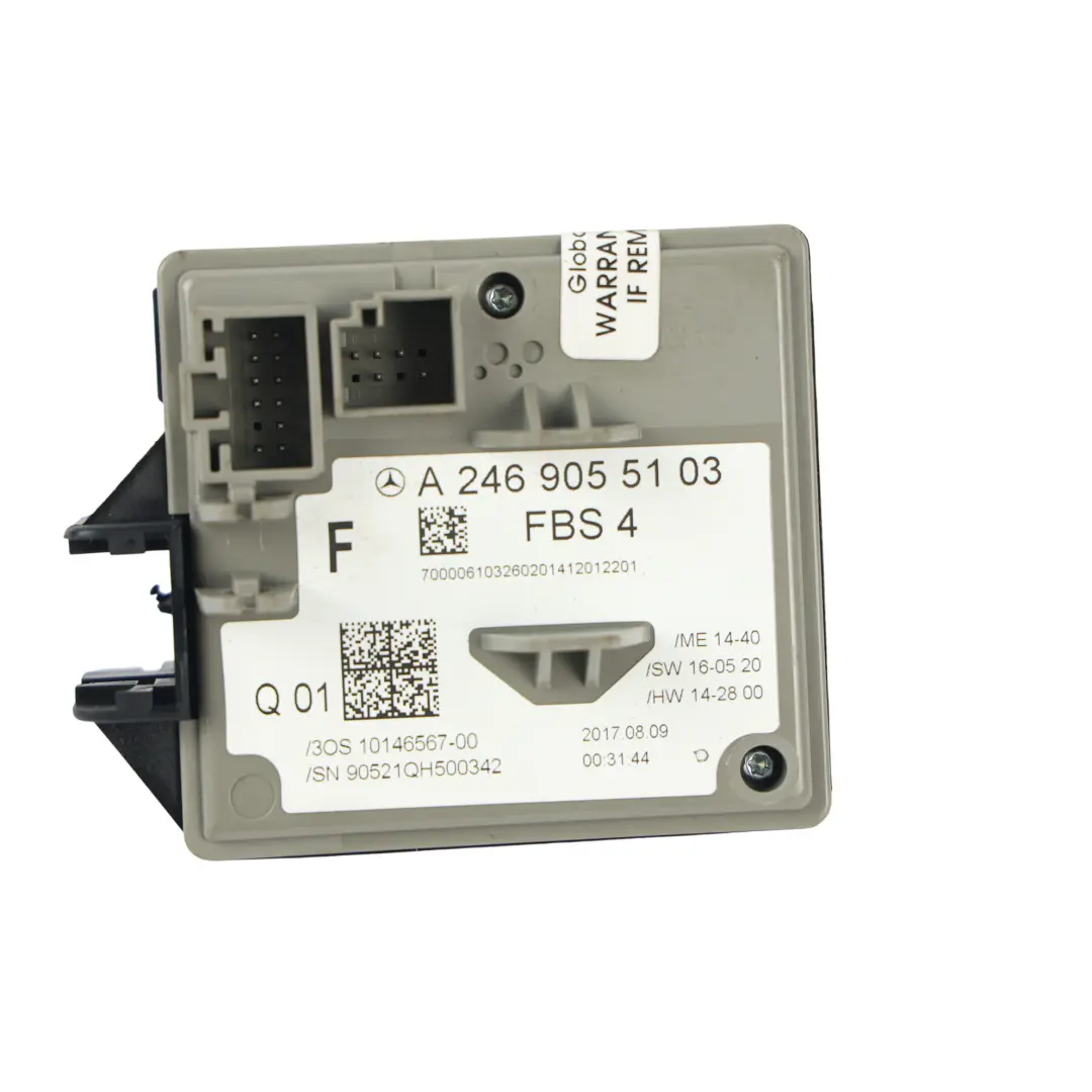 Mercedes W176 A45 4-Matic M133.980 Kit ECU Control Motor Automático - SKU A2709002100-18 - Número de pieza A2709002100