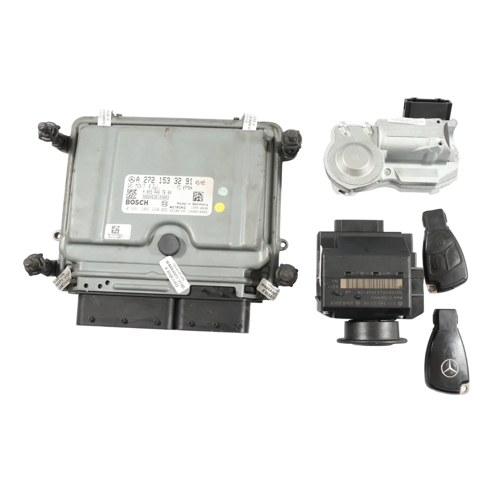 Mercedes C219 Engine Control ECU Module 272 HP CLS 350 Automatic A2721533291 KIT