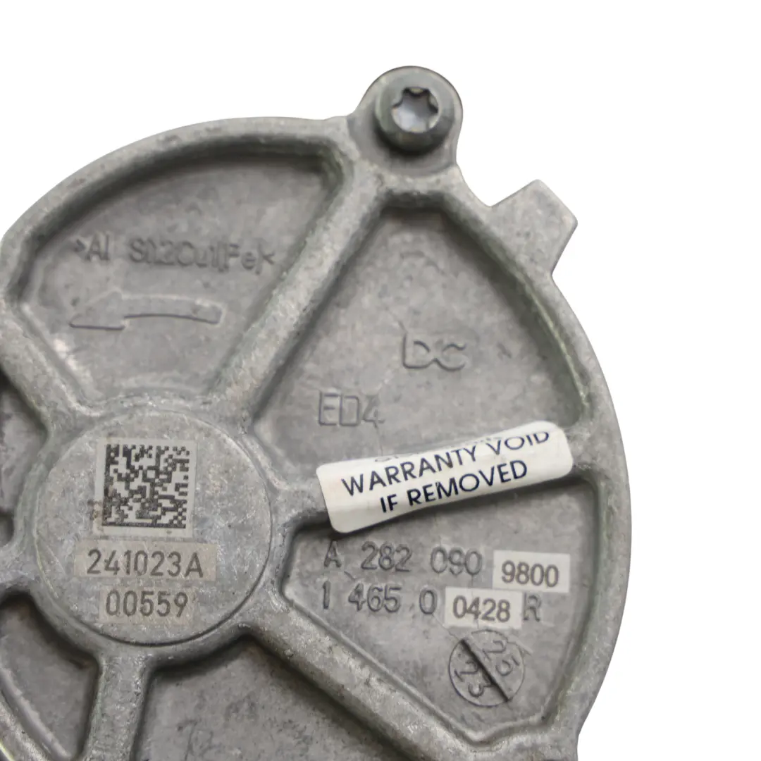 Pompa Vuoto Freno M282 per Mercedes W177 con numero di parte A2820909800 Mercedes W177 Pompa Vuoto Freno M282 - SKU A2820909800 - Numero di parte A2820909800