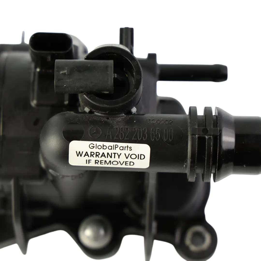 Kühlmittel Thermostat Gehäuse M282 für Mercedes W177 mit Teilenummer A2822036500 Mercedes W177 Kühlmittel Thermostat Gehäuse M282 - SKU A2822036500 - Teilenummer A2822036500