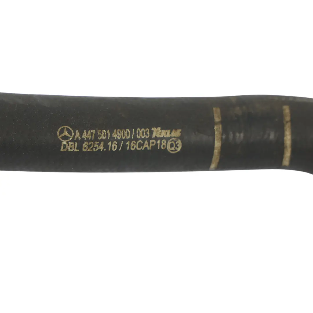 OM622 Diesel Coolant Hose Water Pipe Line Tube to Mercedes Vito W447 with Part number A4475014900 Mercedes Vito W447 OM622 Diesel Coolant Hose Water Pipe Line Tube - SKU A4475014900-1 - Part number A4475014900