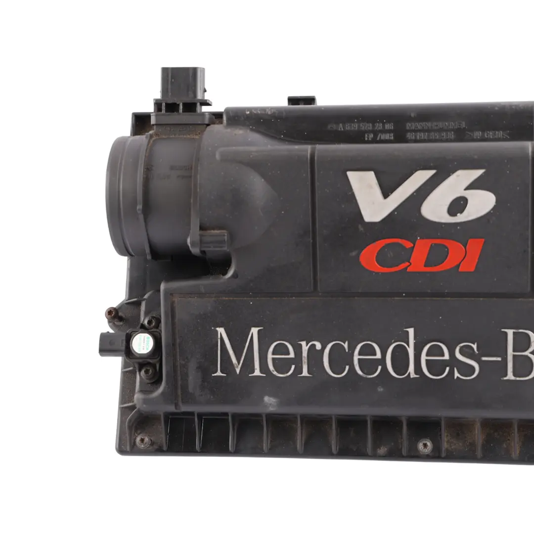 OM642 Intake Silencer Air Filter Box Diesel to Mercedes Vito W639 with Part number A6395282806 Mercedes Vito W639 OM642 Intake Silencer Air Filter Box Diesel - SKU A6395282806-1 - Part number A6395282806