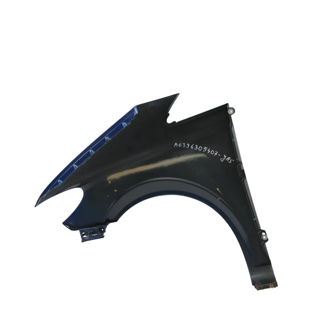 Wing Panel Fender Front Right O/S Jaspis Blue Metallic - 345/5345 to Mercedes W639 with Part number A6396305407 Mercedes W639 Wing Panel Fender Front Right O/S Jaspis Blue Metallic - 345/5345 - SKU A6396305407-JAS - Part number A6396305407