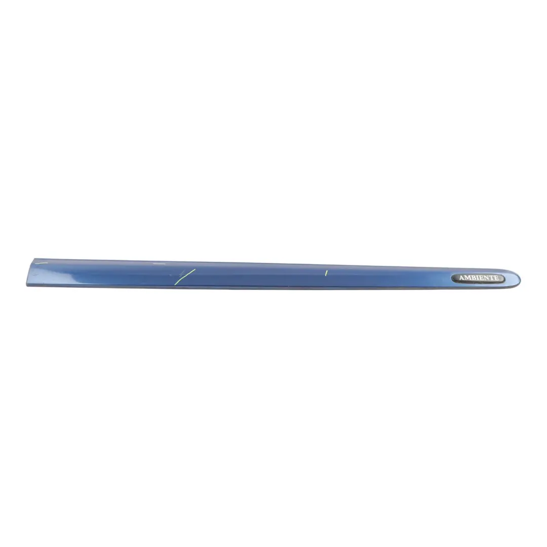 Door Moulding Strip Front Right O/S Jaspis Blue Metallic 5345 to Mercedes Vito W639 with Part number A6396900562 Mercedes Vito W639 Door Moulding Strip Front Right O/S Jaspis Blue Metallic 5345 - SKU A6396900562-JAS1 - Part number A6396900562
