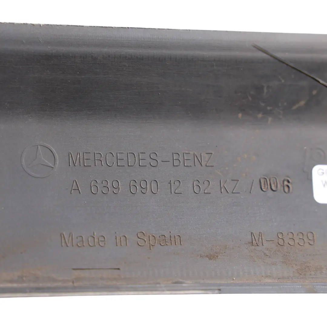 Mercedes W639 Sliding Door Trim Moulding Strip Left N/S Jaspis Blue Metallic 345 - SKU A6396901262-JAS - Part number A6396901262