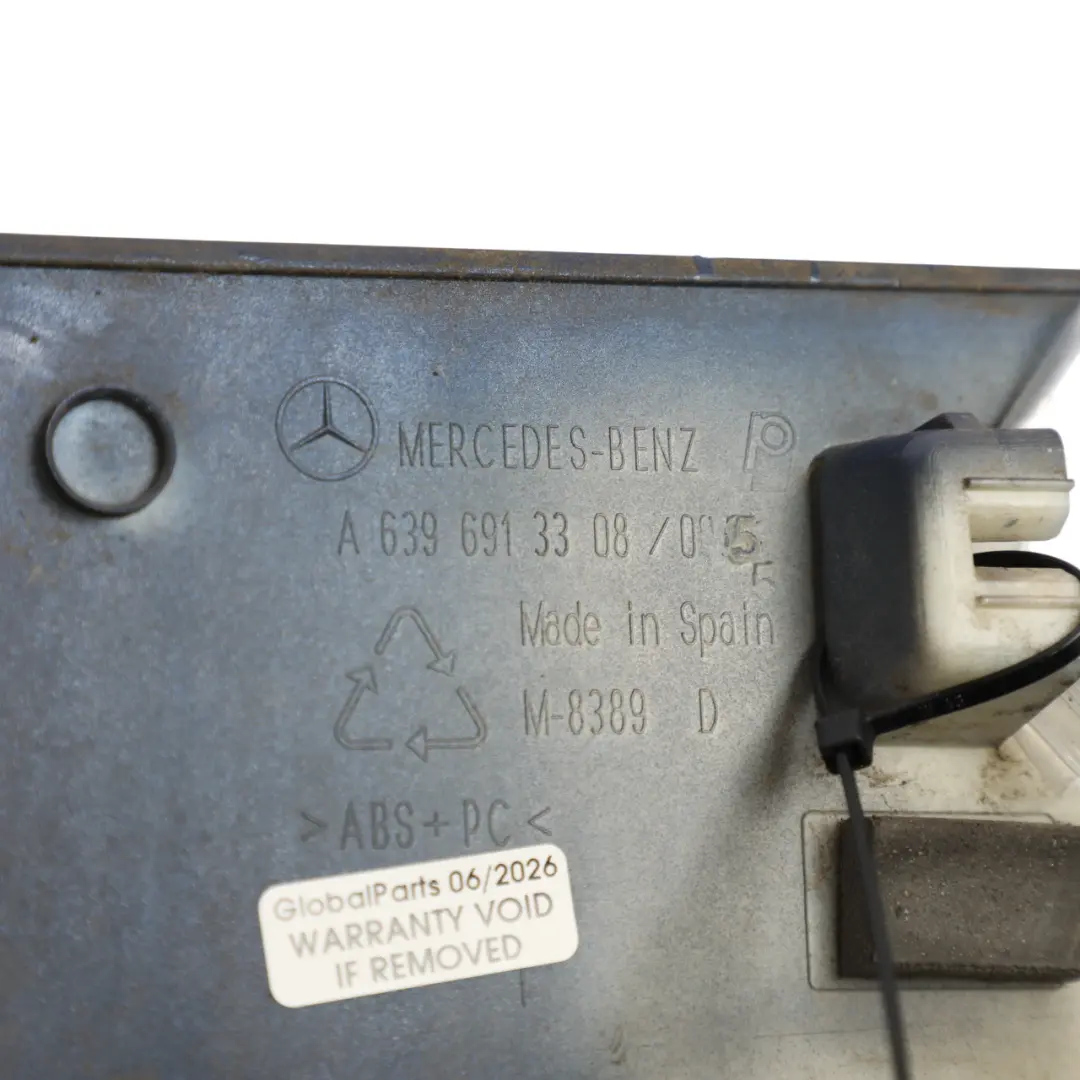 Sliding Side Door Rail TrimMoulding Right O/S Jaspis Blue - 5345 to Mercedes W639 with Part number A6396913308 Mercedes W639 Sliding Side Door Rail TrimMoulding Right O/S Jaspis Blue - 5345 - SKU A6396913308-JAS - Part number A6396913308