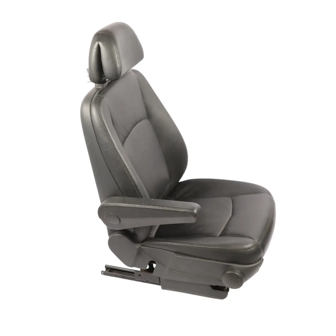 Row Right O/S Single Passenger Seat Black Leather to Mercedes Vito W639 1st Seat with Part number A6399401401 Mercedes Vito W639 1st Seat Row Right O/S Single Passenger Seat Black Leather - SKU A6399401401 - Part number A6399401401