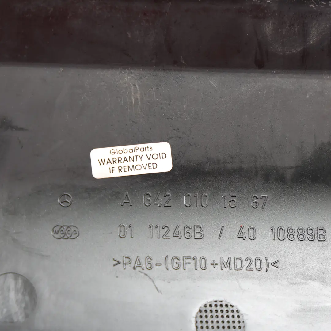 Mercedes W639 W906 OM642 3.0 CDI Copertura Superiore Motore - SKU A6420101567 - Numero di parte A6420101567