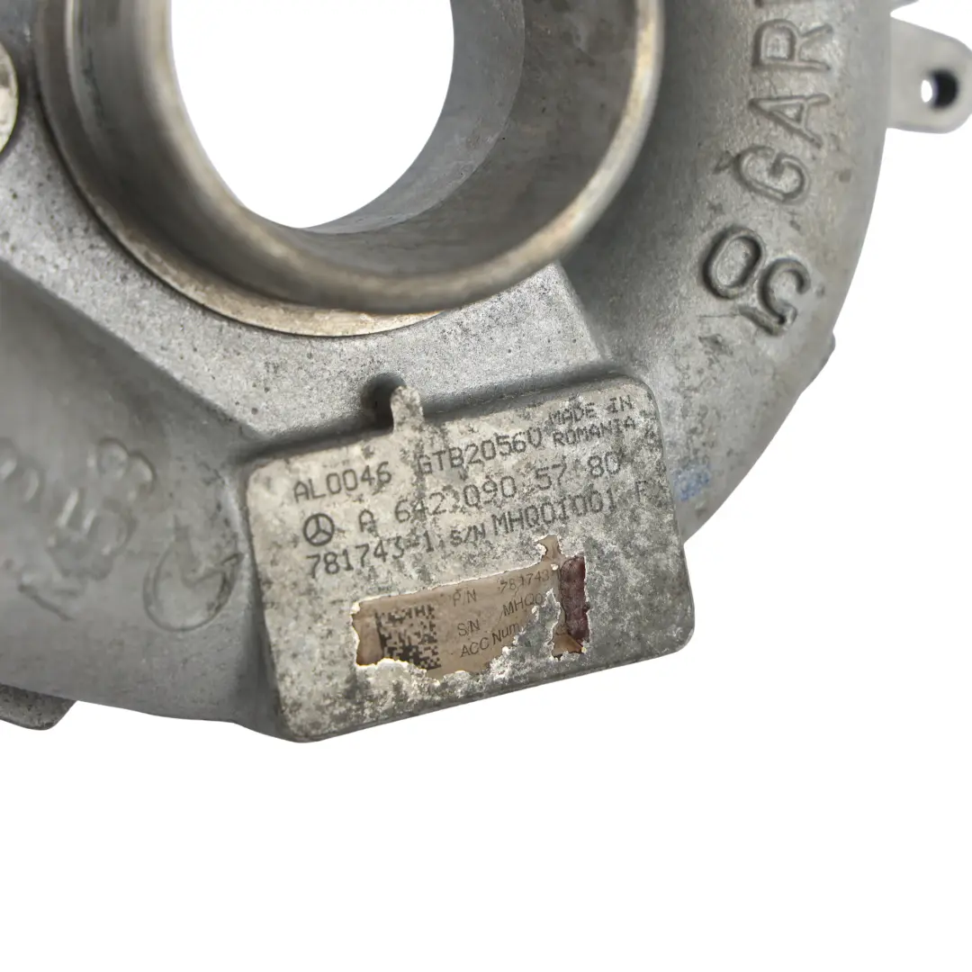 Copertura Turbo 3.0 CDI OM642 Diesel per Mercedes W212 con numero di parte A6420905780 Mercedes W212 Copertura Turbo 3.0 CDI OM642 Diesel - SKU A6420905780-2 - Numero di parte A6420905780